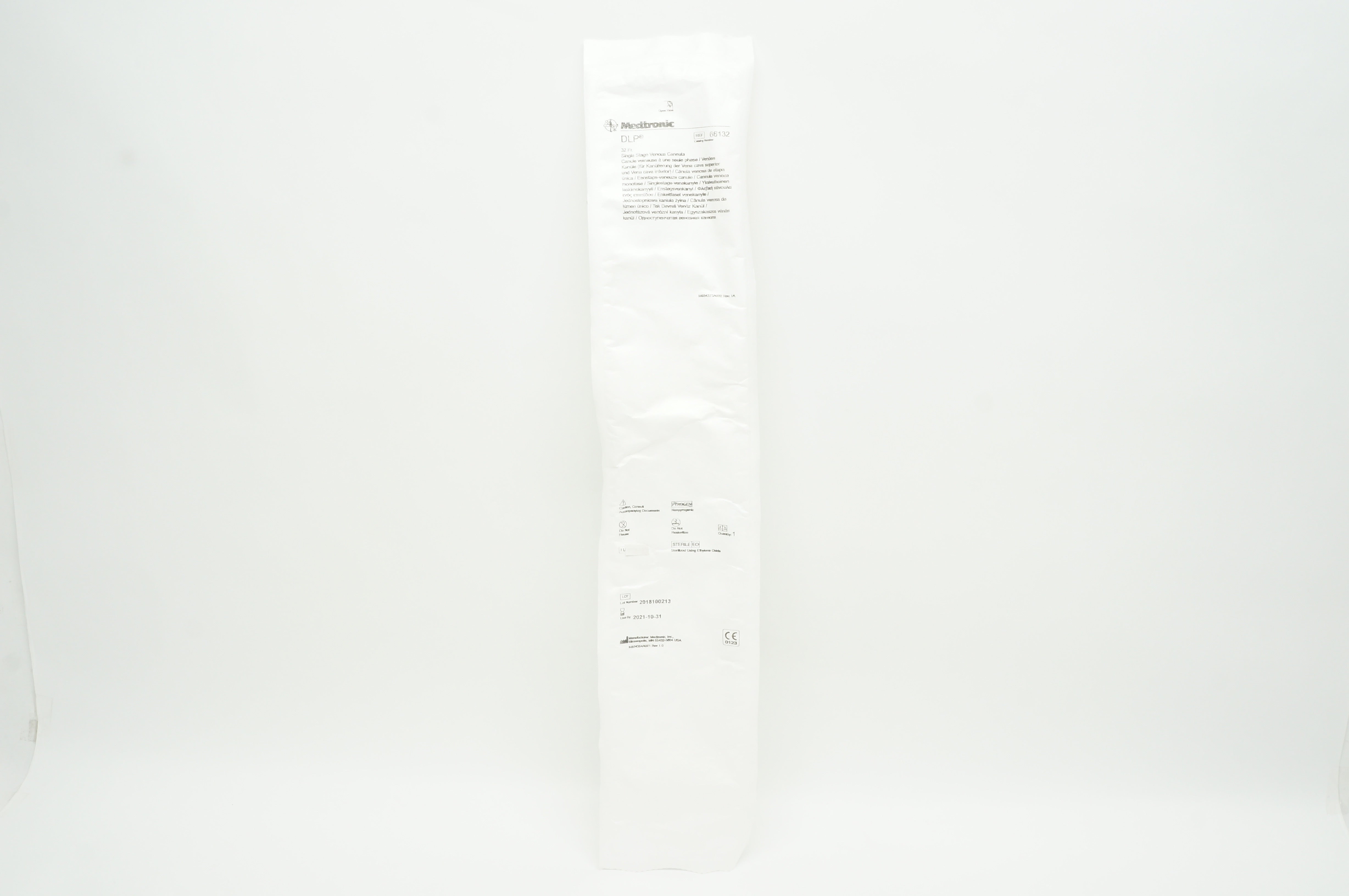 Medtronic 66132 DLP Single Stage Venous Cannula 32 Fr.