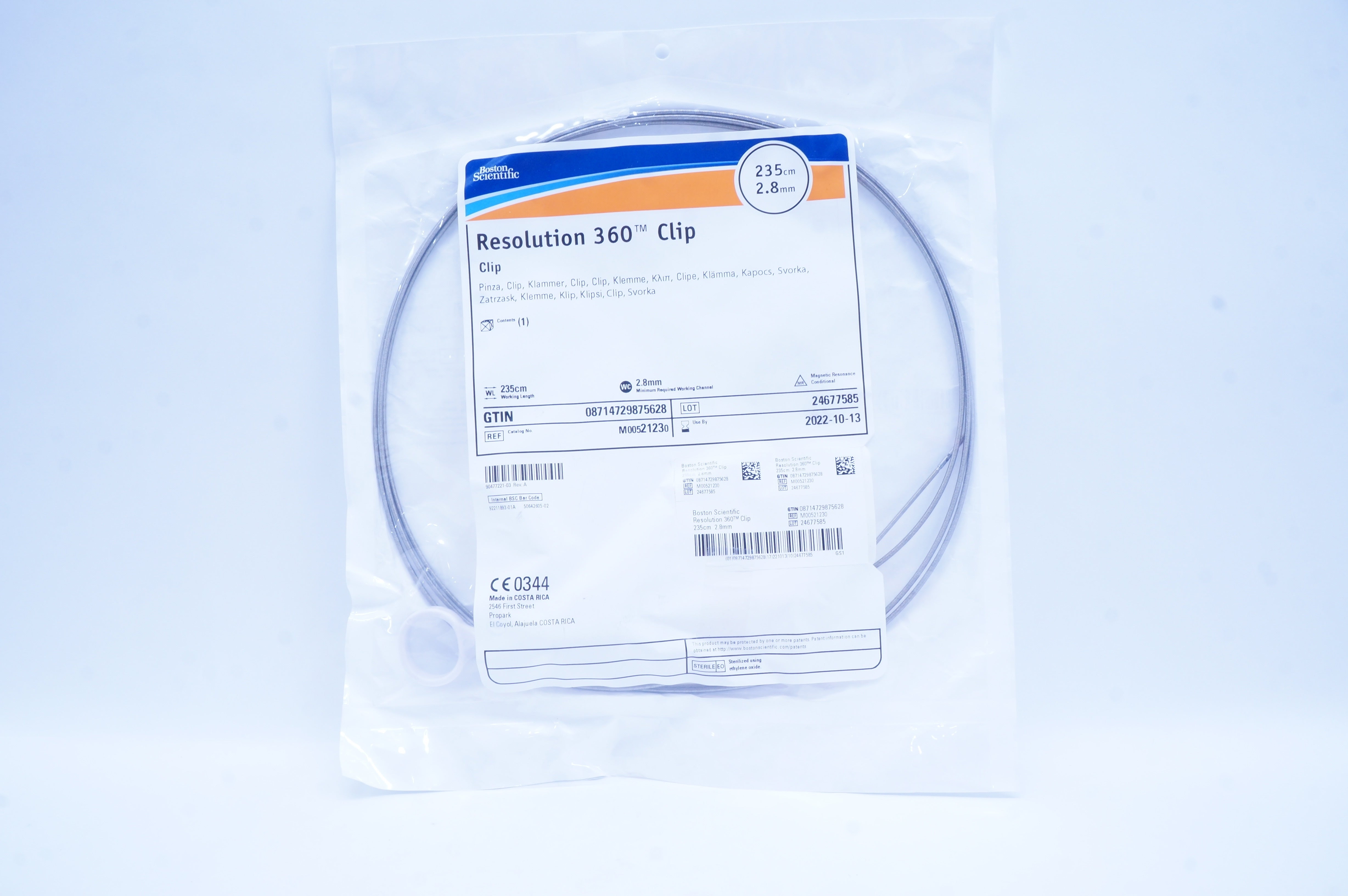 Boston Scientific 2123 Resolution 360 Clip 235 cm x 2.8 mm