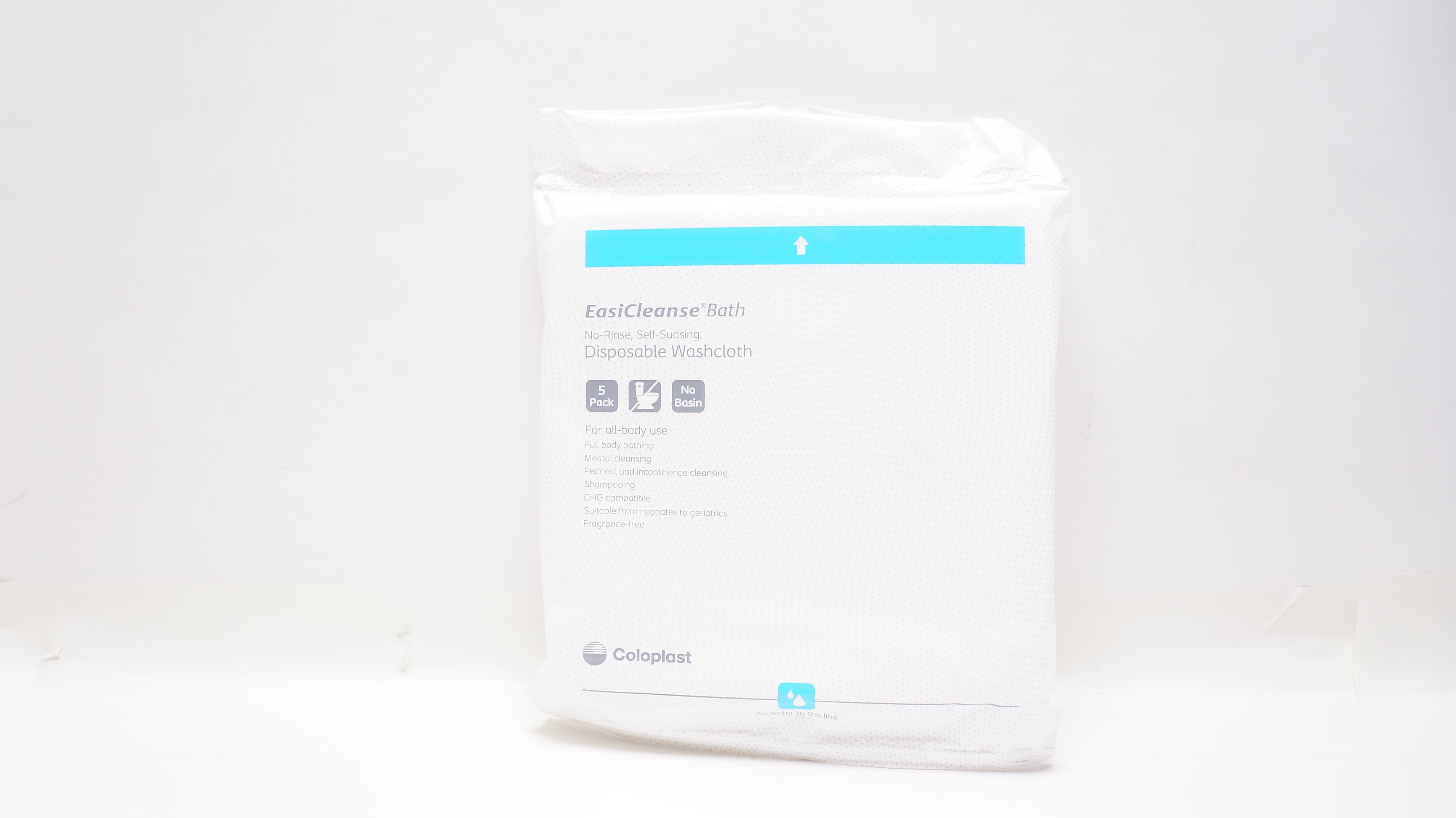 Coloplast 7056 EasiCleanse Bath Disposable Washcloth - Pack of 5