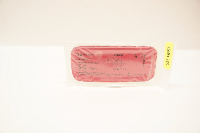 Covidien CM-401 5-0 Biosyn Monofilamenr Stre.PC-13 Conv.Cutting 3/8 11mm,18In(x)