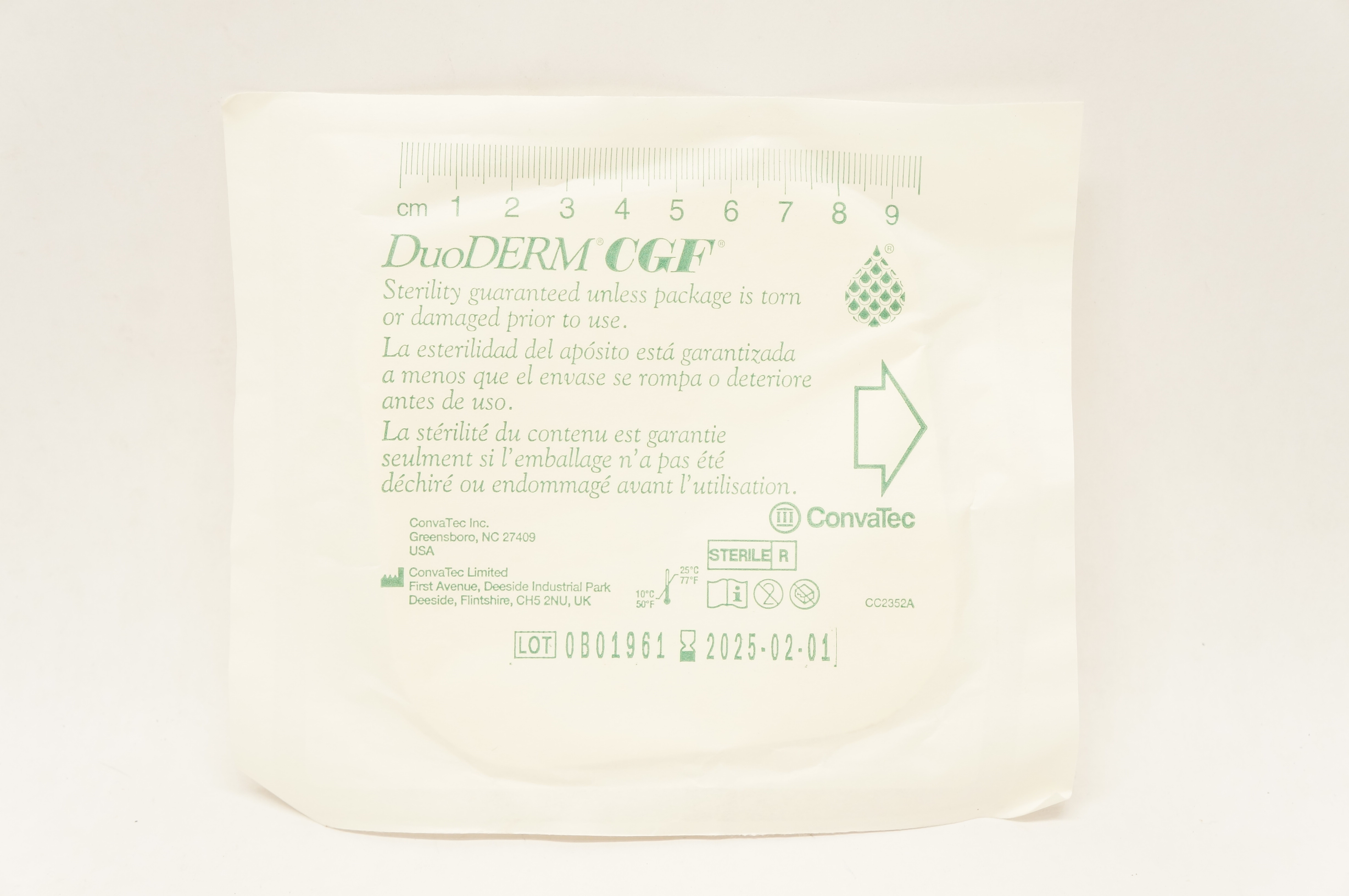ConvaTec CC2352A DuoDERM CGF Dressing
