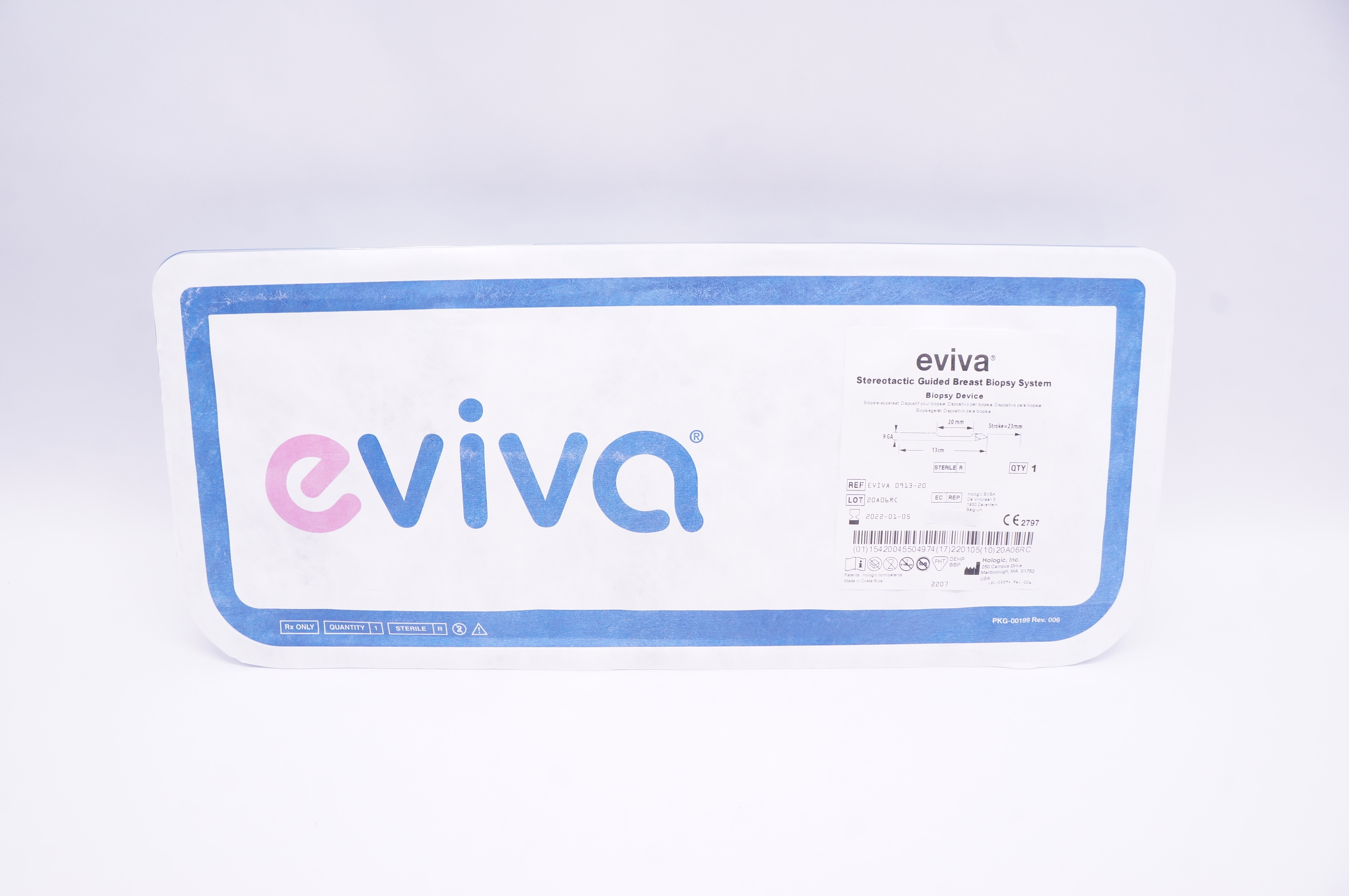 Hologic EVIVA 091320 Stereotactic Guided Breast Biopsy System