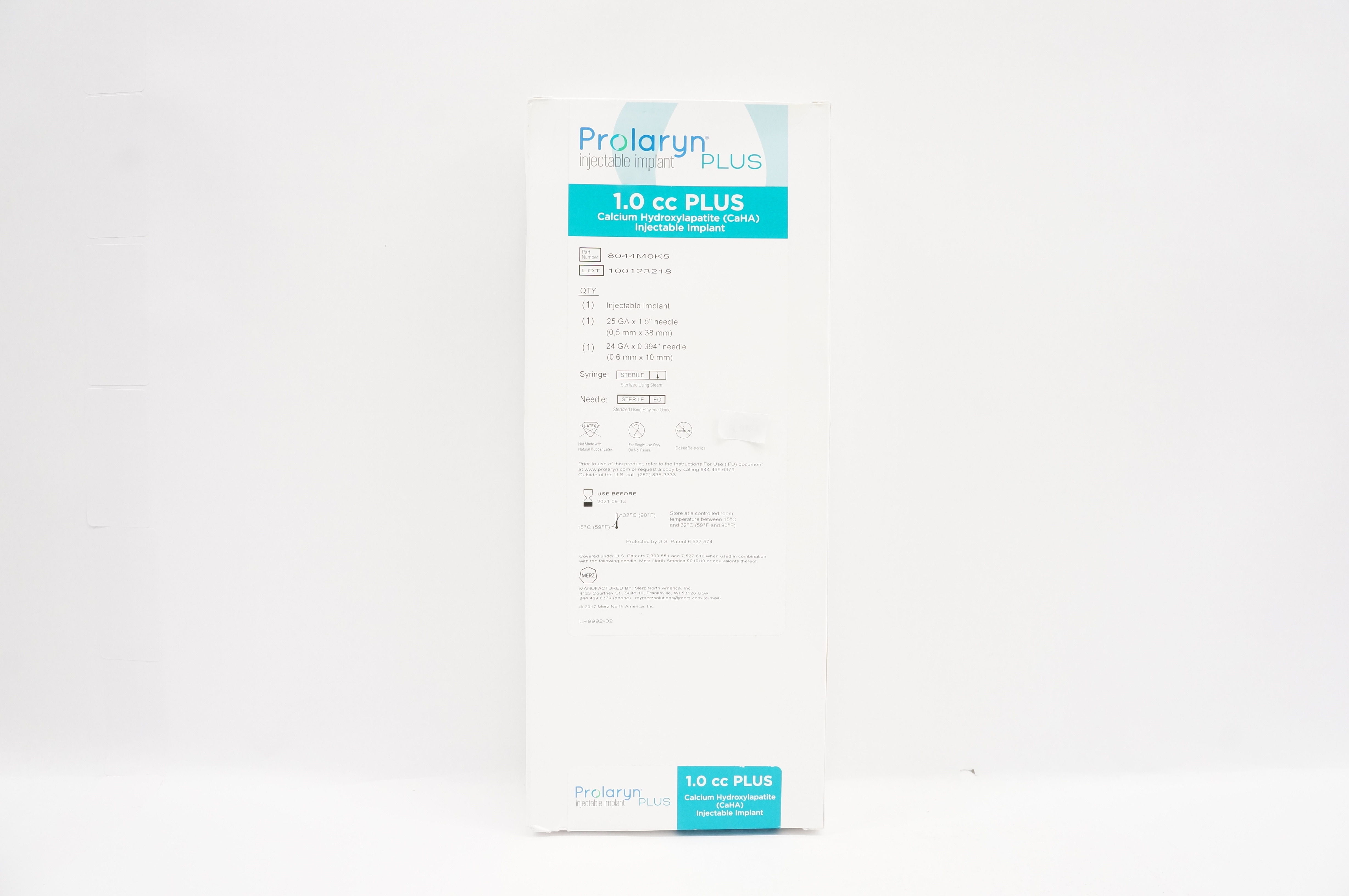 Merz 8044M0K5 Injectable Implant 1.0cc Plus Calcium Hydroxylapatile 25Ga (x)