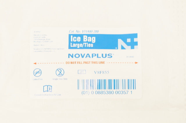 Cardinal Health V11400-300 NOVAPLUS Ice Bag Large/Ties