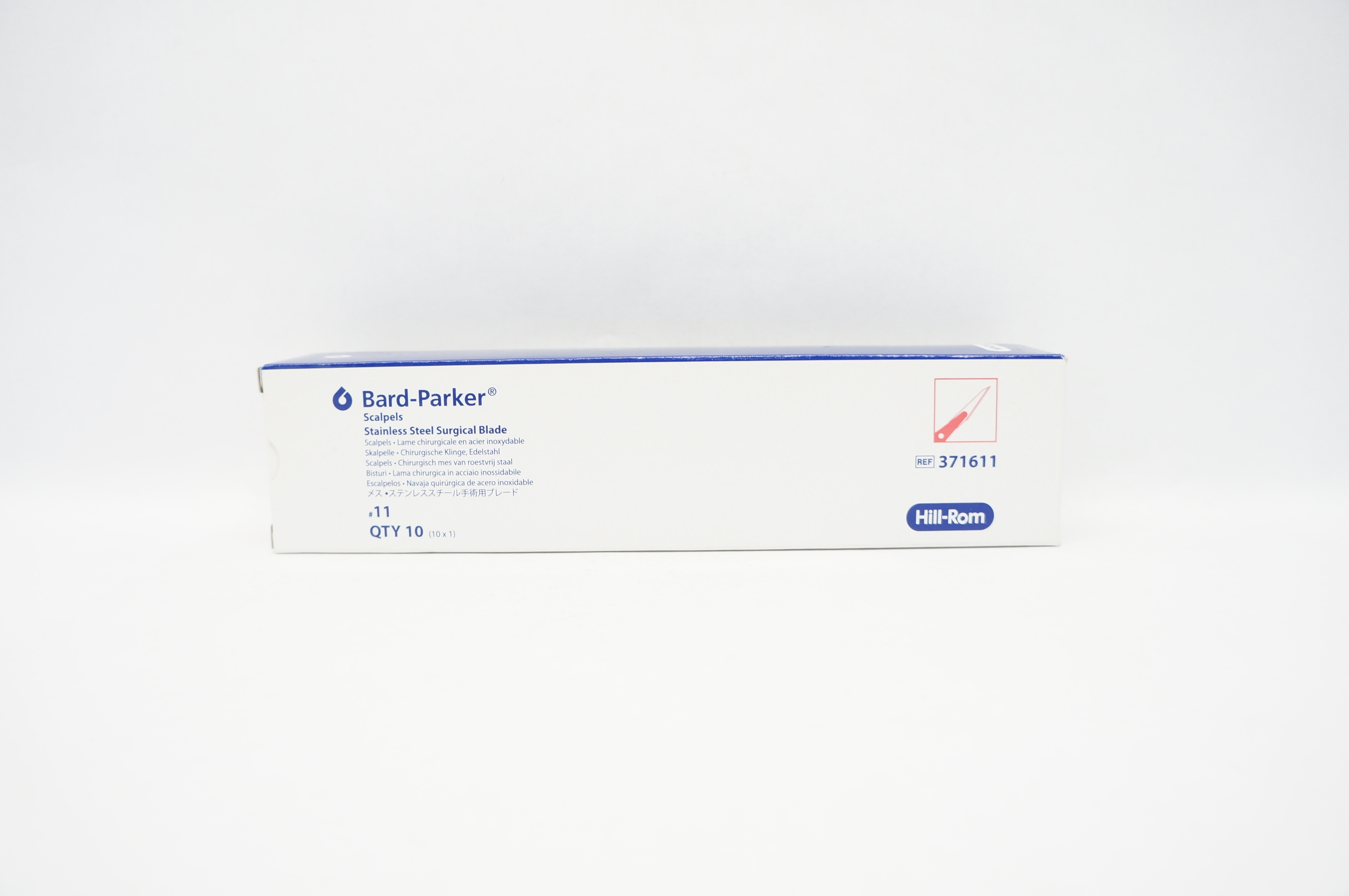 Aspen Surgical 371611 Stainless Steel Surgical Blade Scalpel # 11 - Box of 10