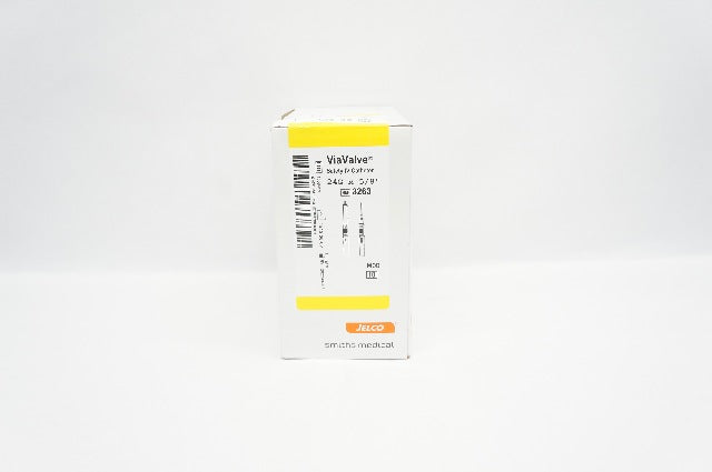 Viavalve Smiths Medical 3263 ViaValve Safety IV Cath. 24G x 5/8inch (x) - Box of 50