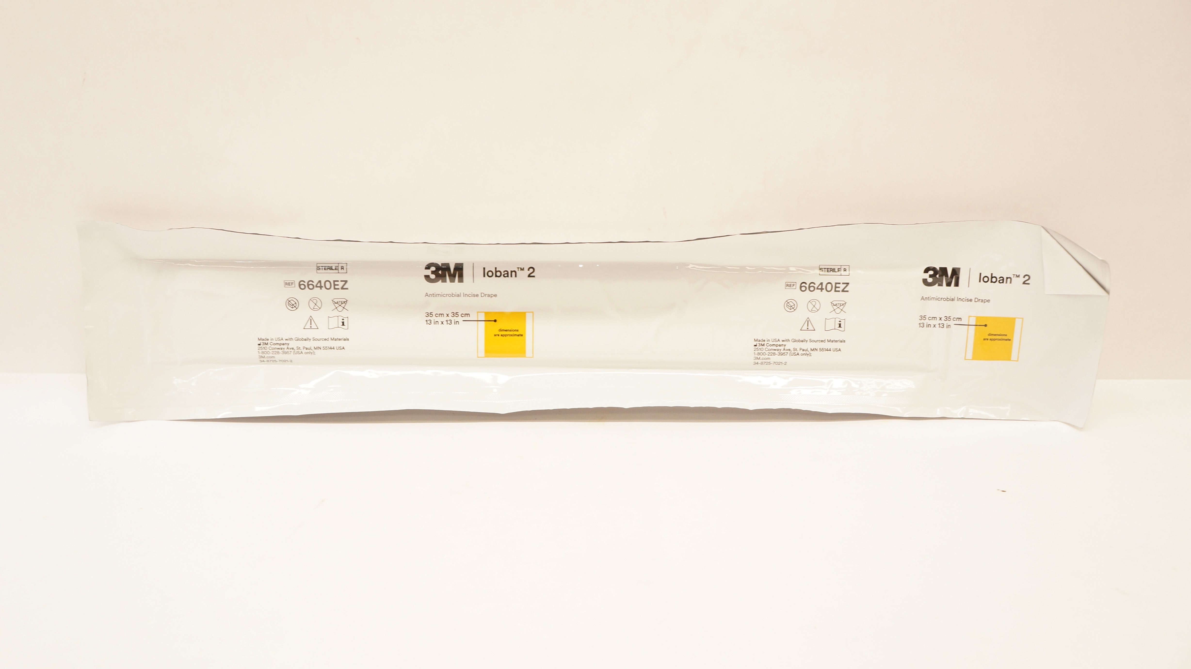 3M 6640EZ Loban 2 Antimicrobial Incise Drape 13inch x 13inch (x)