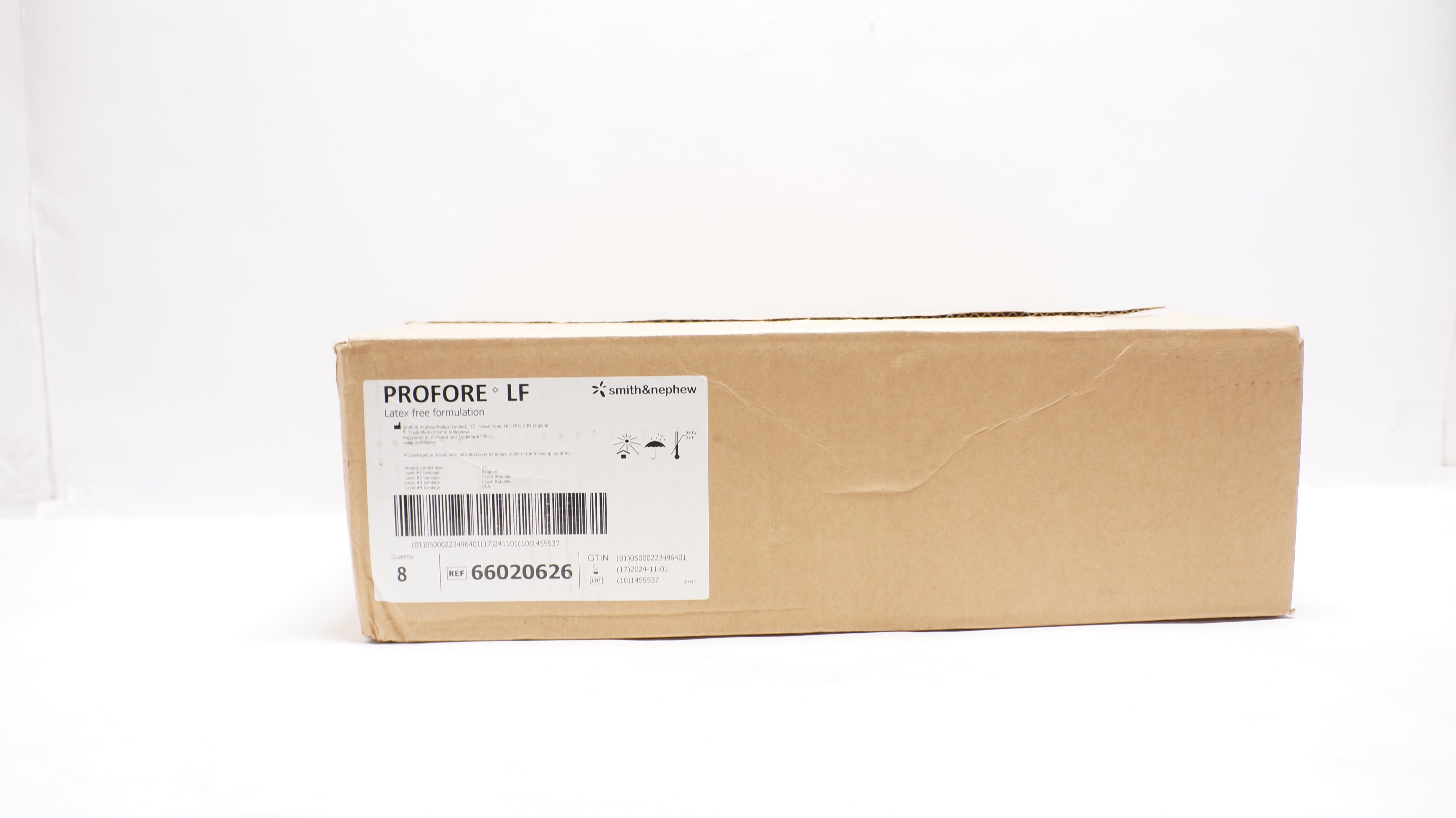 Smith&Nephew 66020626 Multi-Layer Compression Bandage System - Case of 8