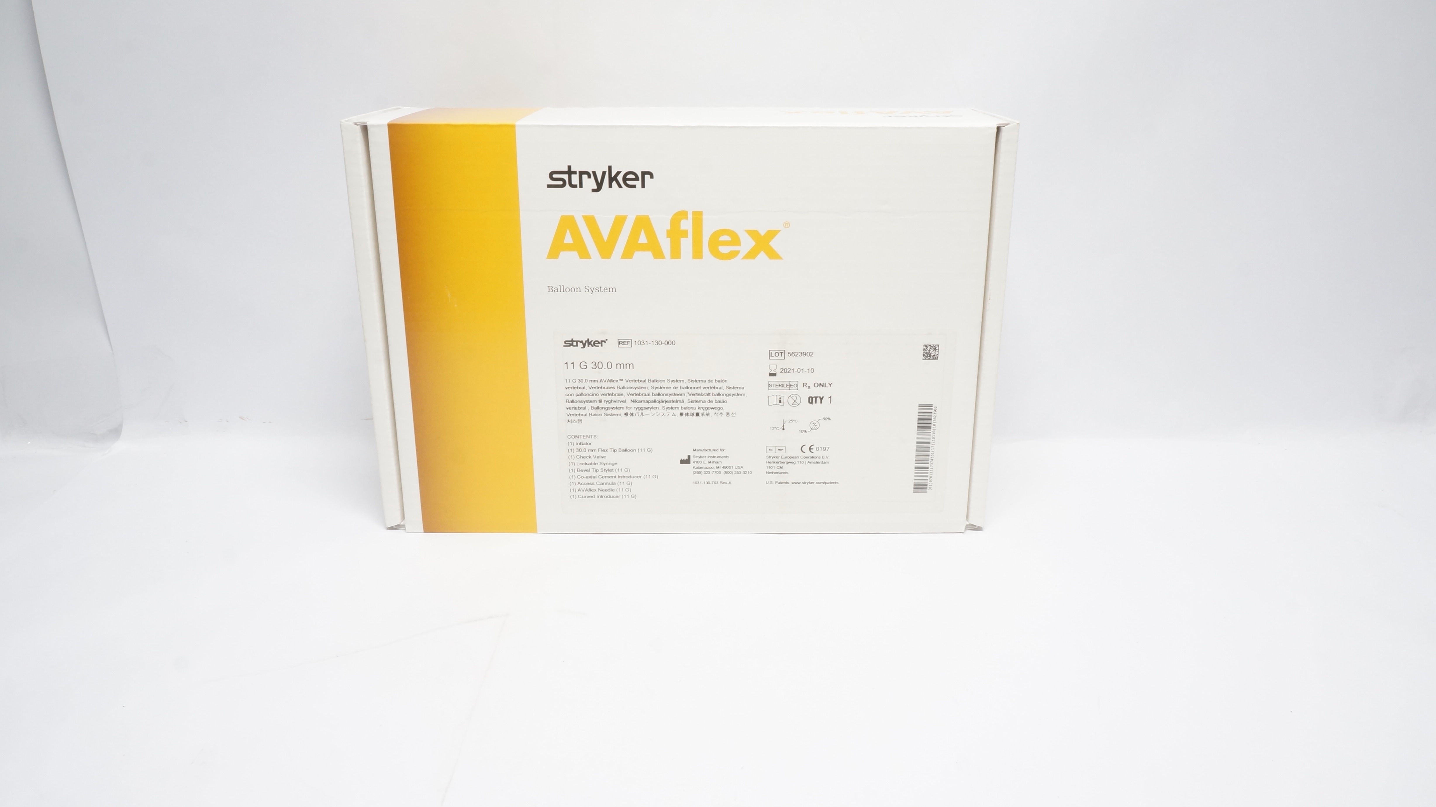 STRYKER 1031-130-000 AVAflex Vertevral Balloon System 11G x 30mm (x)