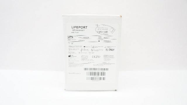 AngioDynamics LPS3023 LifePort Infusion Set w/Y-Site 20Gx0.75inch - Box of 20
