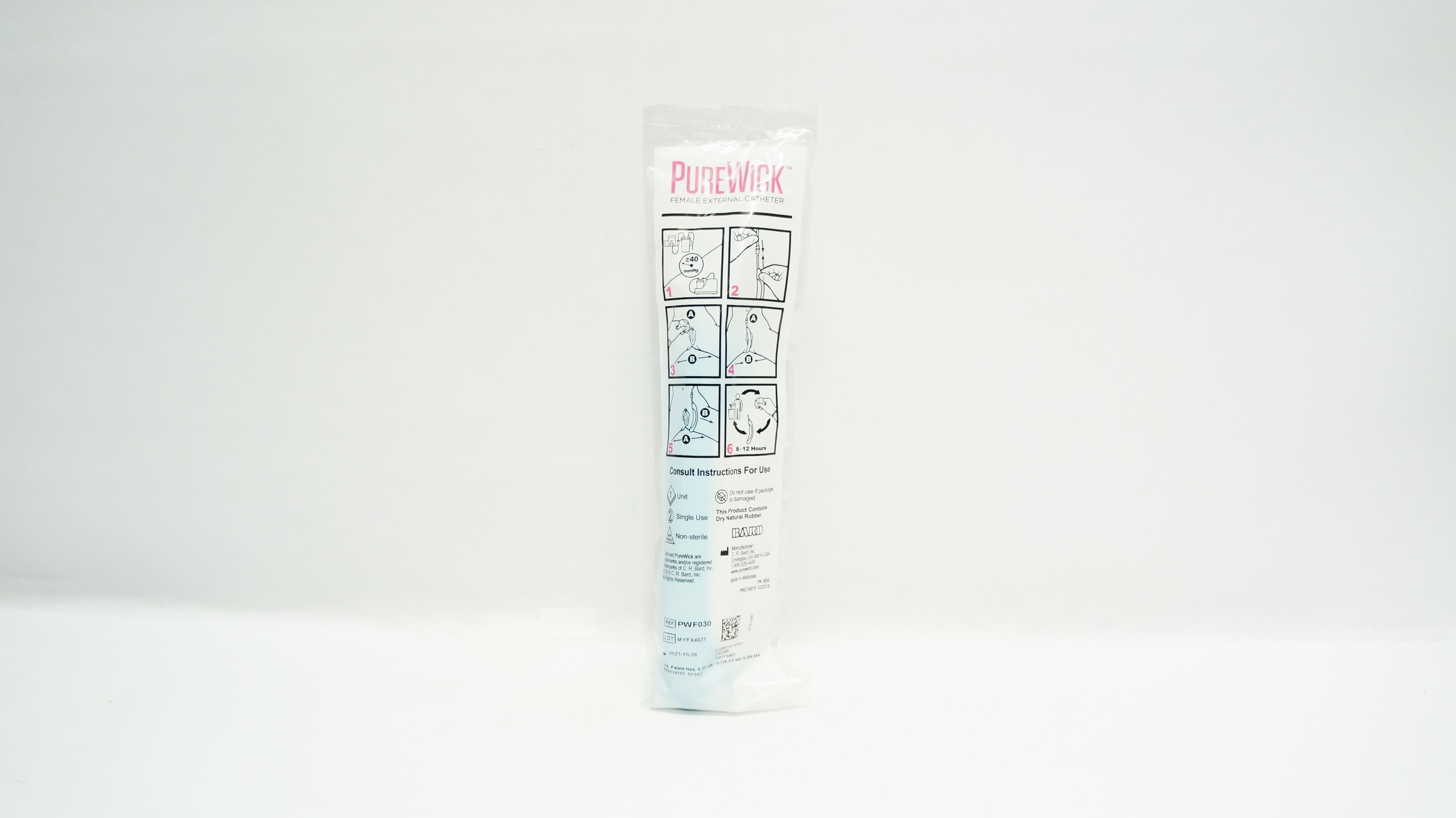 Bard PWF030 PureWick Female External Cath. ≥40 mmHg