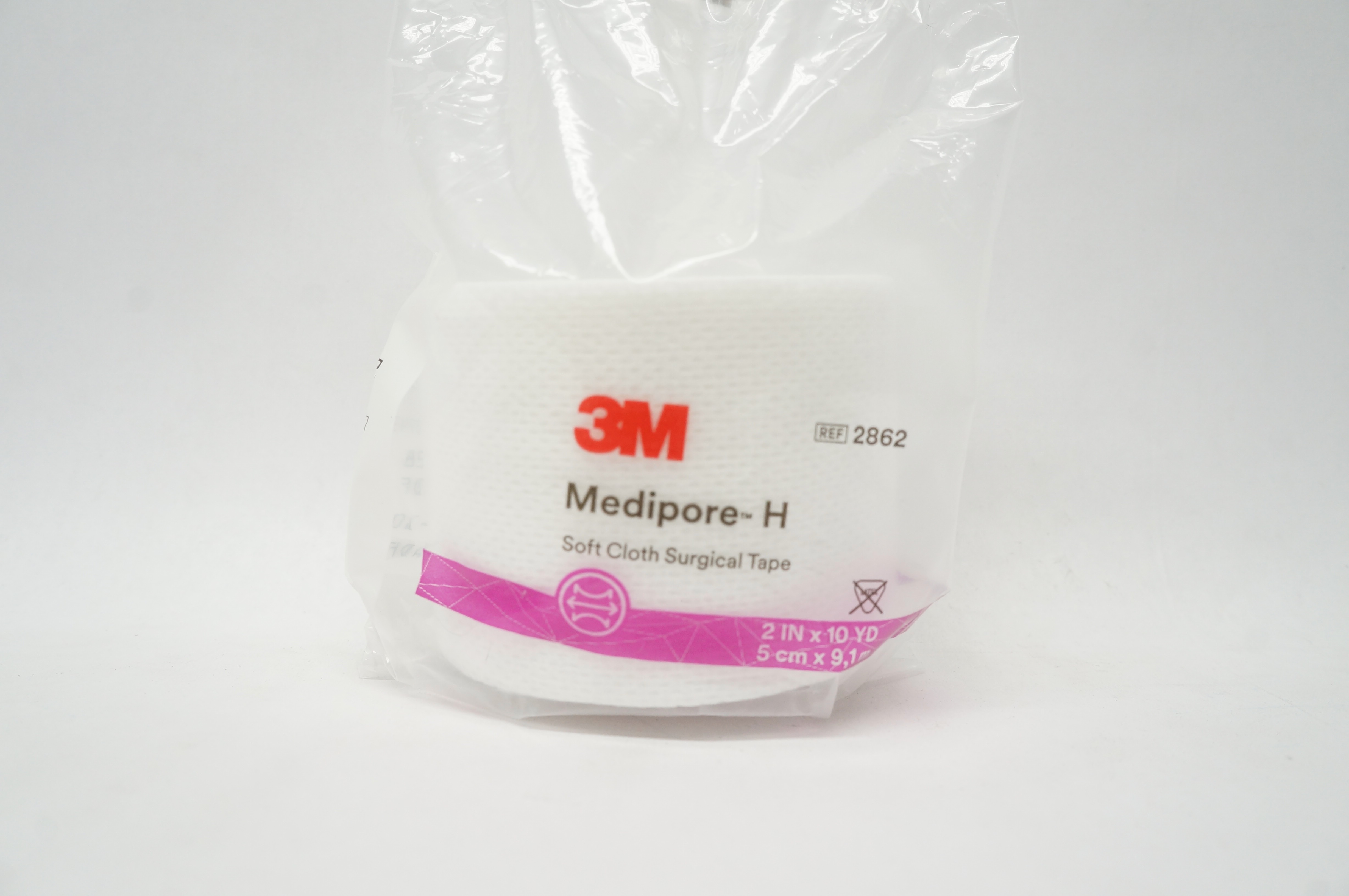 3M 2862 Medipore-H Soft Cloth Surgical Tape 2inch x 10yd.