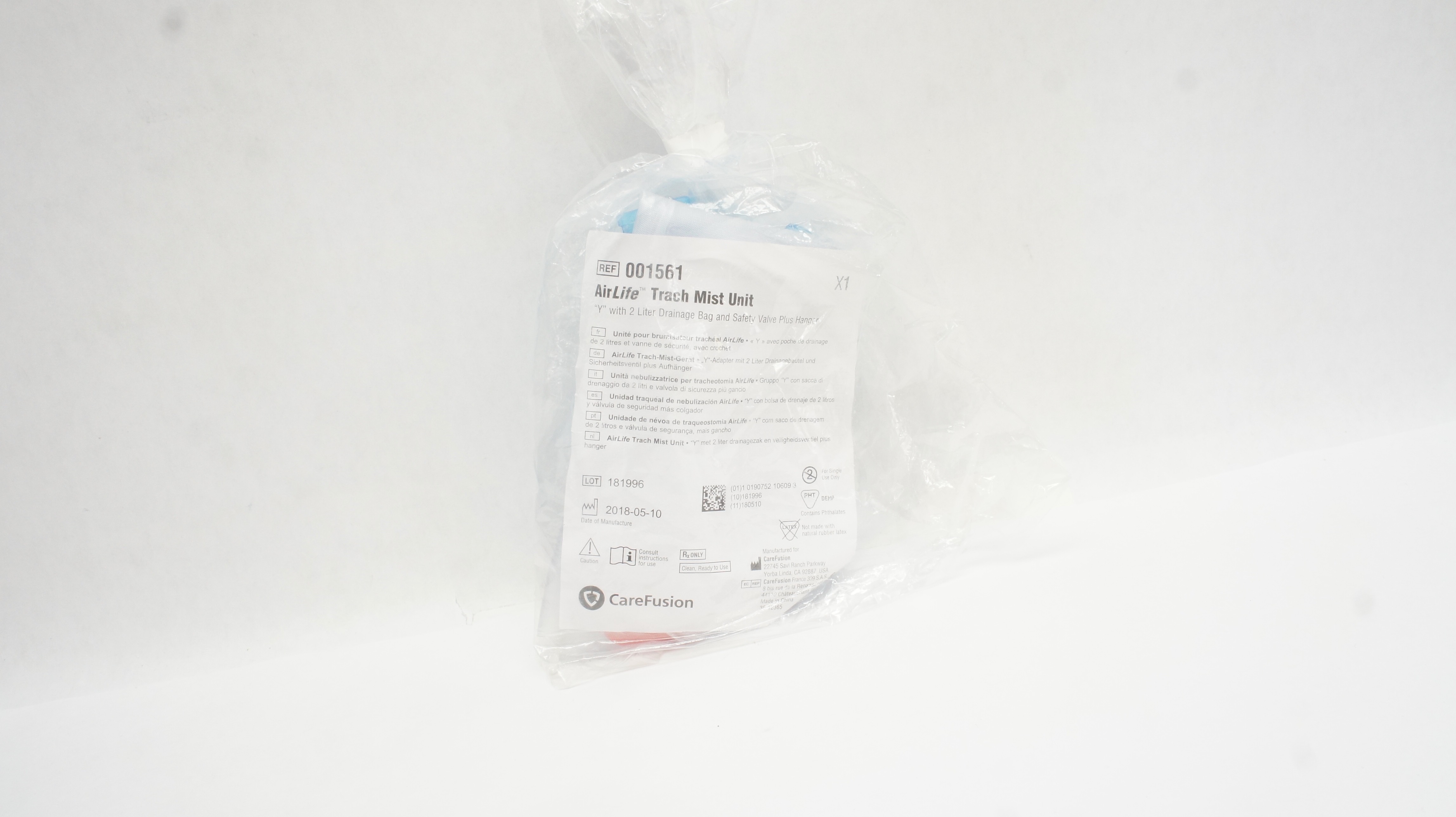 CareFusion 001561 AirLife Trach Mist Unit 