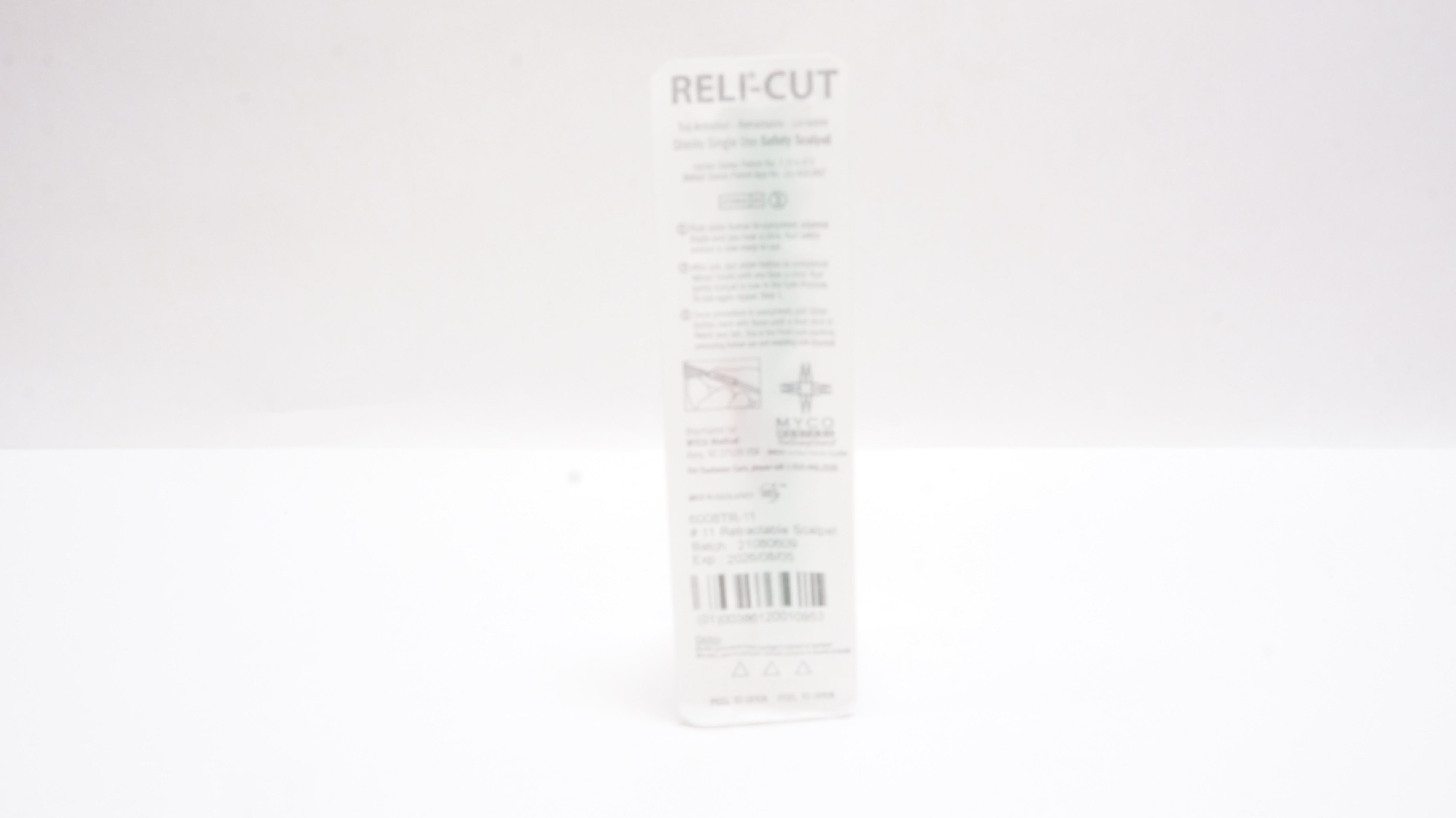 MYCO Medical 6008TR-11 Reli-Cut Retractable Safety Scalpels #11