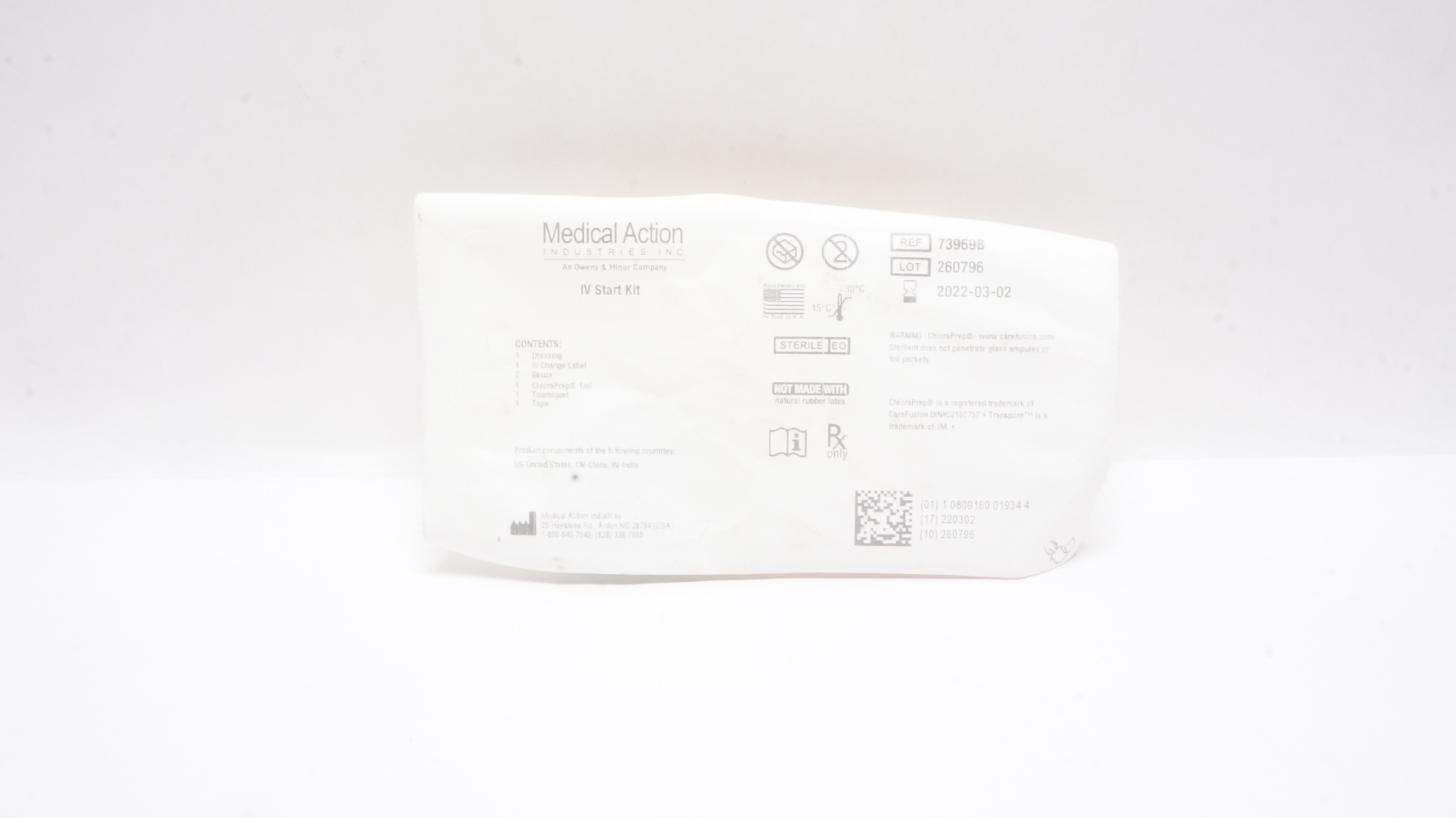 Medical Action 73969B IV Start Kit (x)