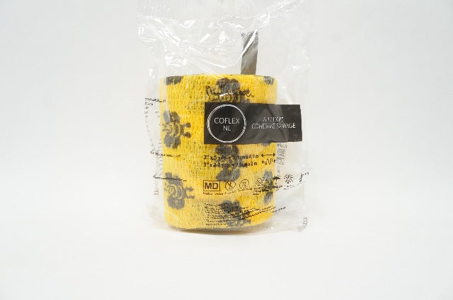 Andover 5300KP A Flexible Cohesive Bandage NL Kids Pck 3inx5yds 3inx2.2ydsYellow
