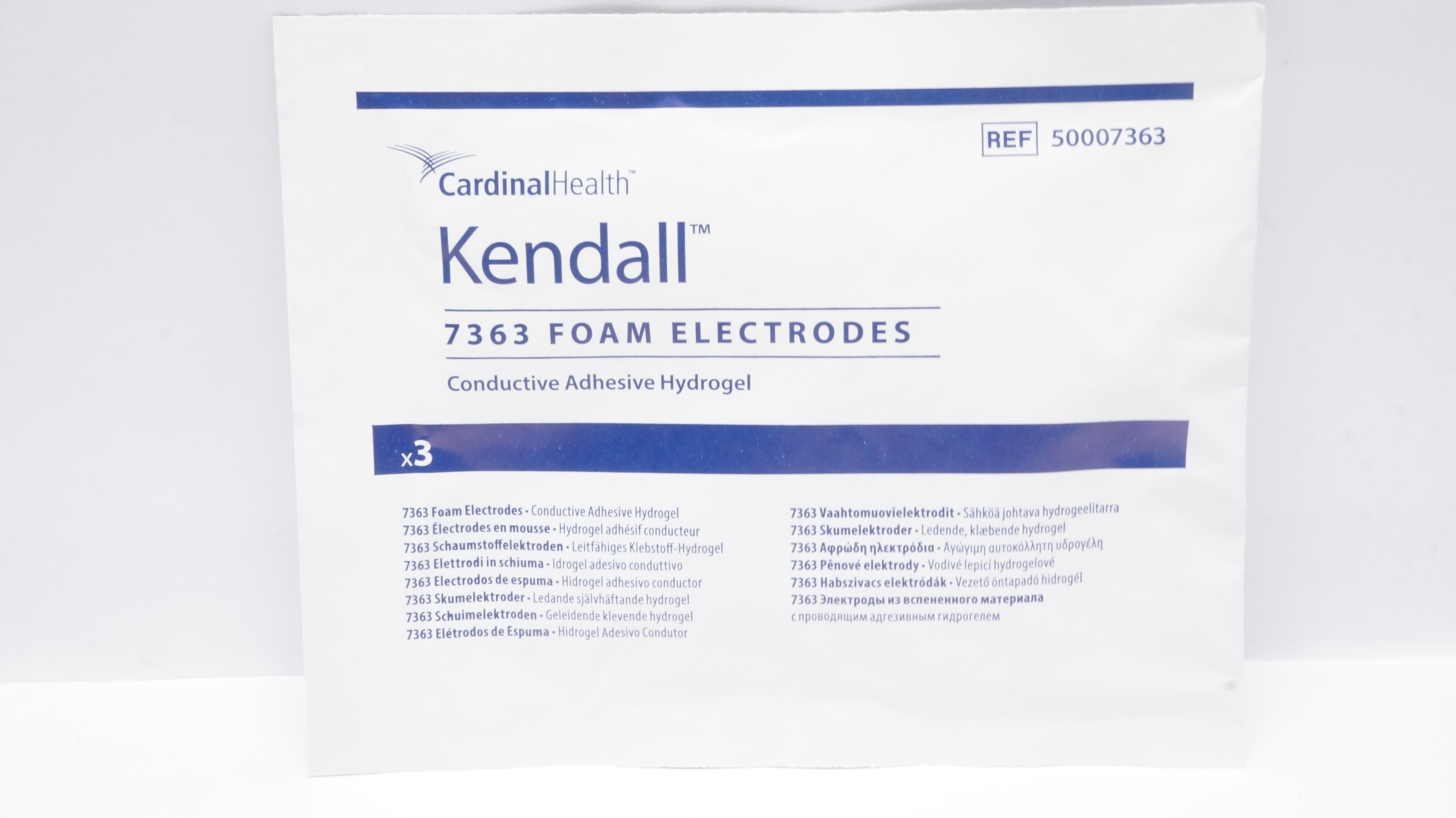 Cardinal Health 50007363 Kendall Foam Electrodes (x) Pack of 3