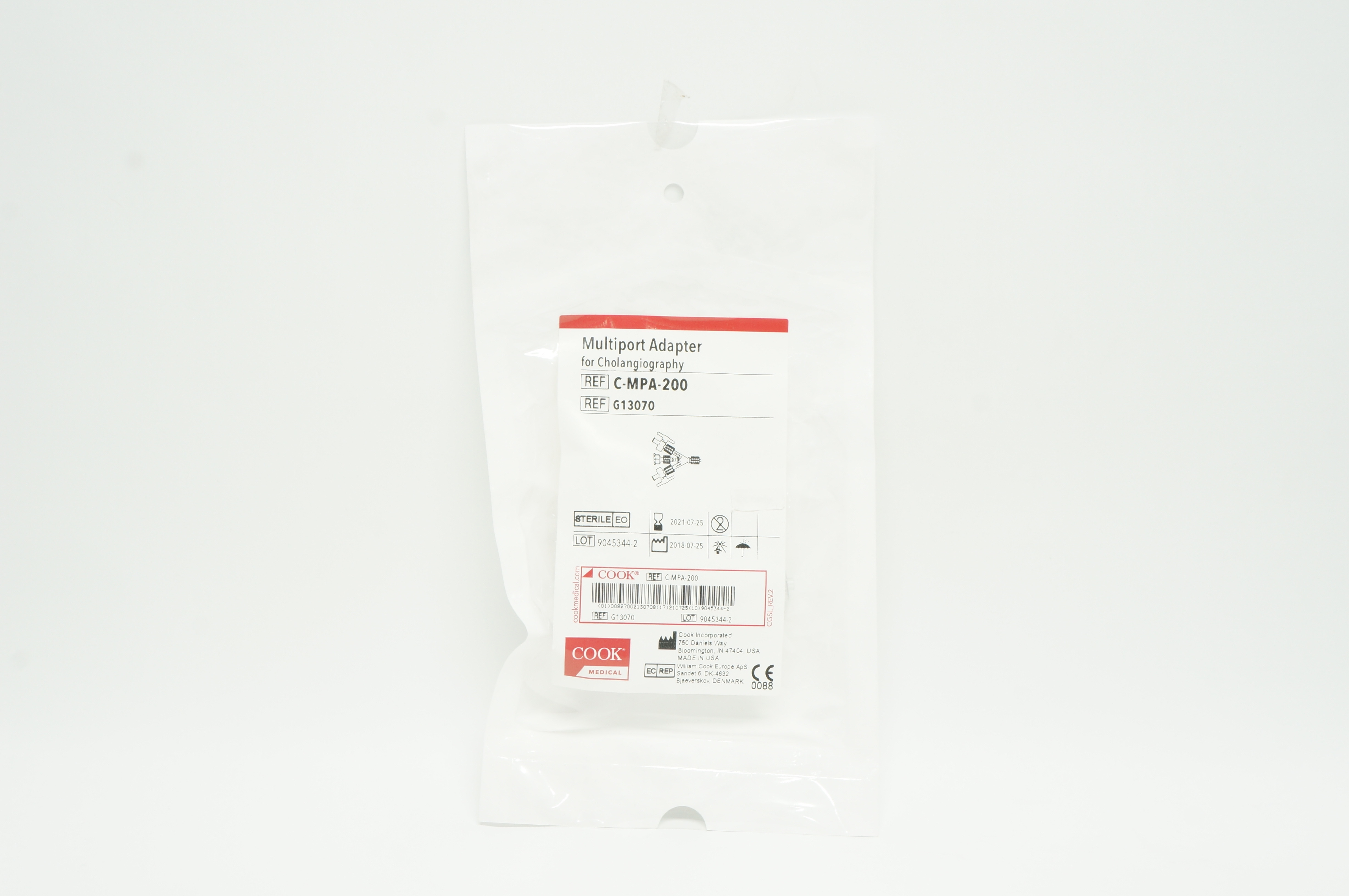 Cook Medical G13070 Multiport Adapter For Cholangiography