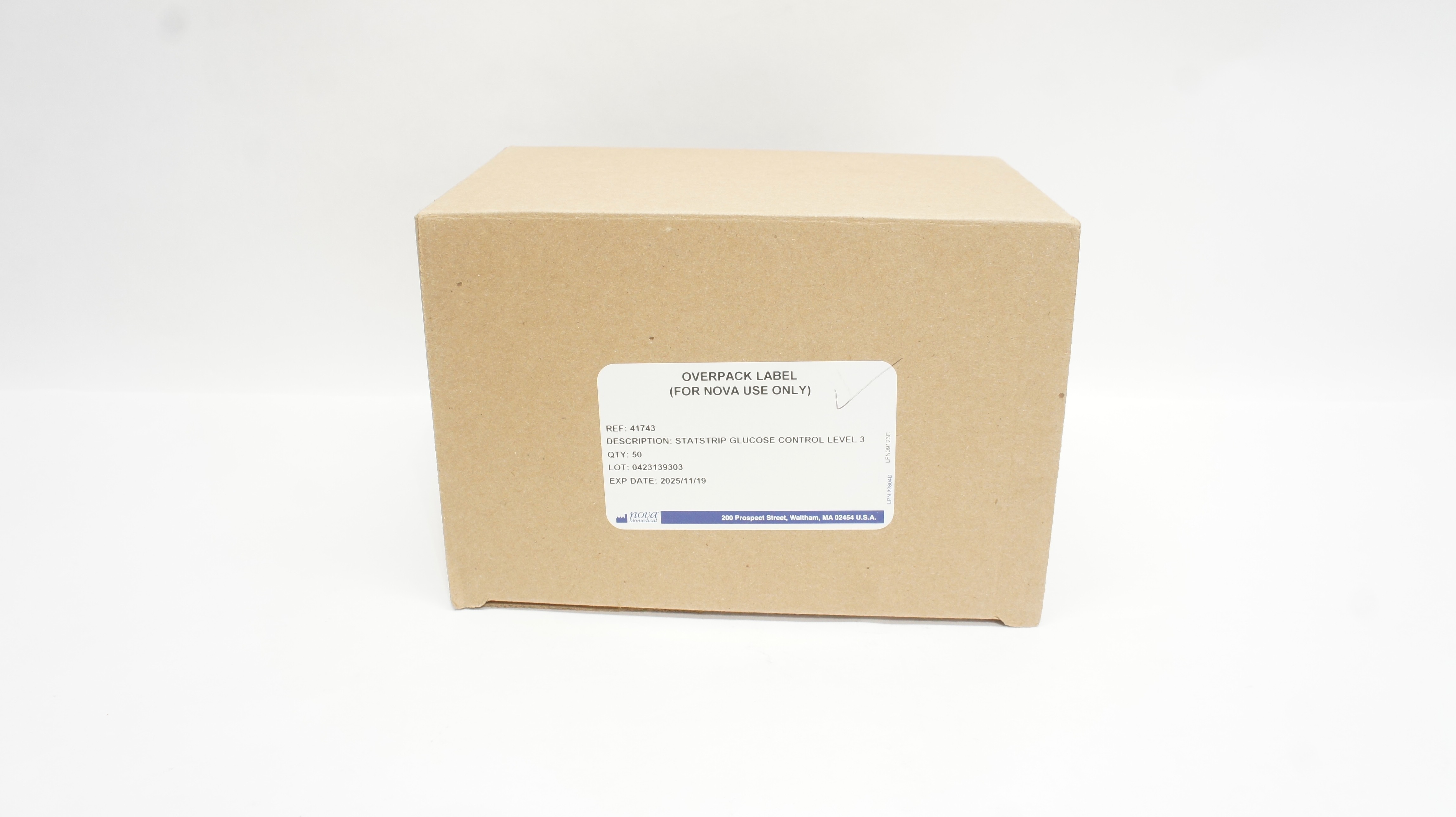 Nova Biomedical 41743 Stat Strip Xpress Glu Control Level 3 High 4ml - Box of 50