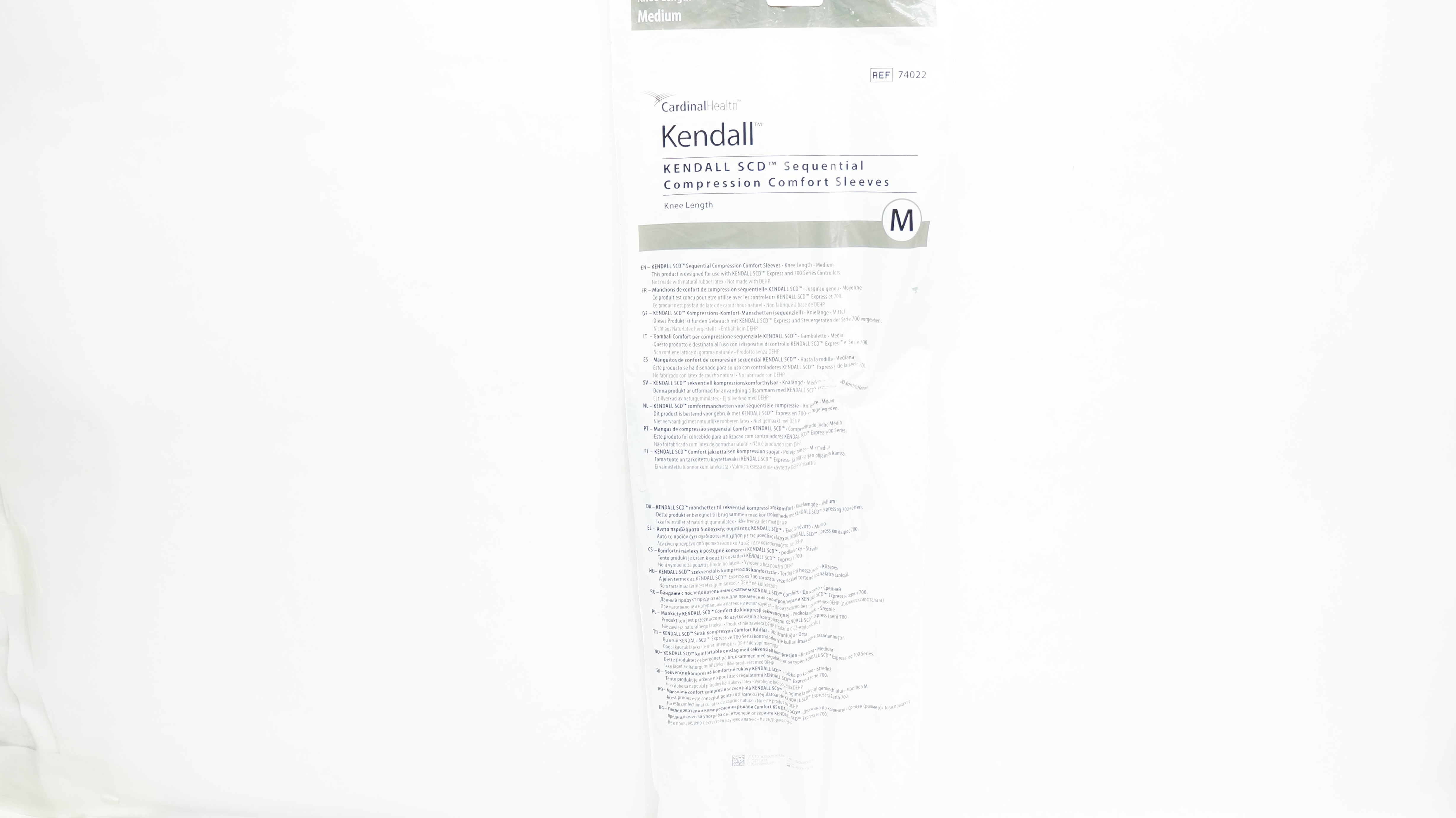 Cardinal Health 74022 Kendall SCD Sequential Compression Sleeves Knee Length M