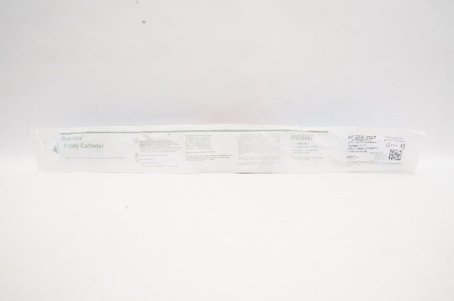 Bard 2557H22 Bardex Foley Cath. Ribbed Balloon Hematuria Coude 22Fr x 30cc