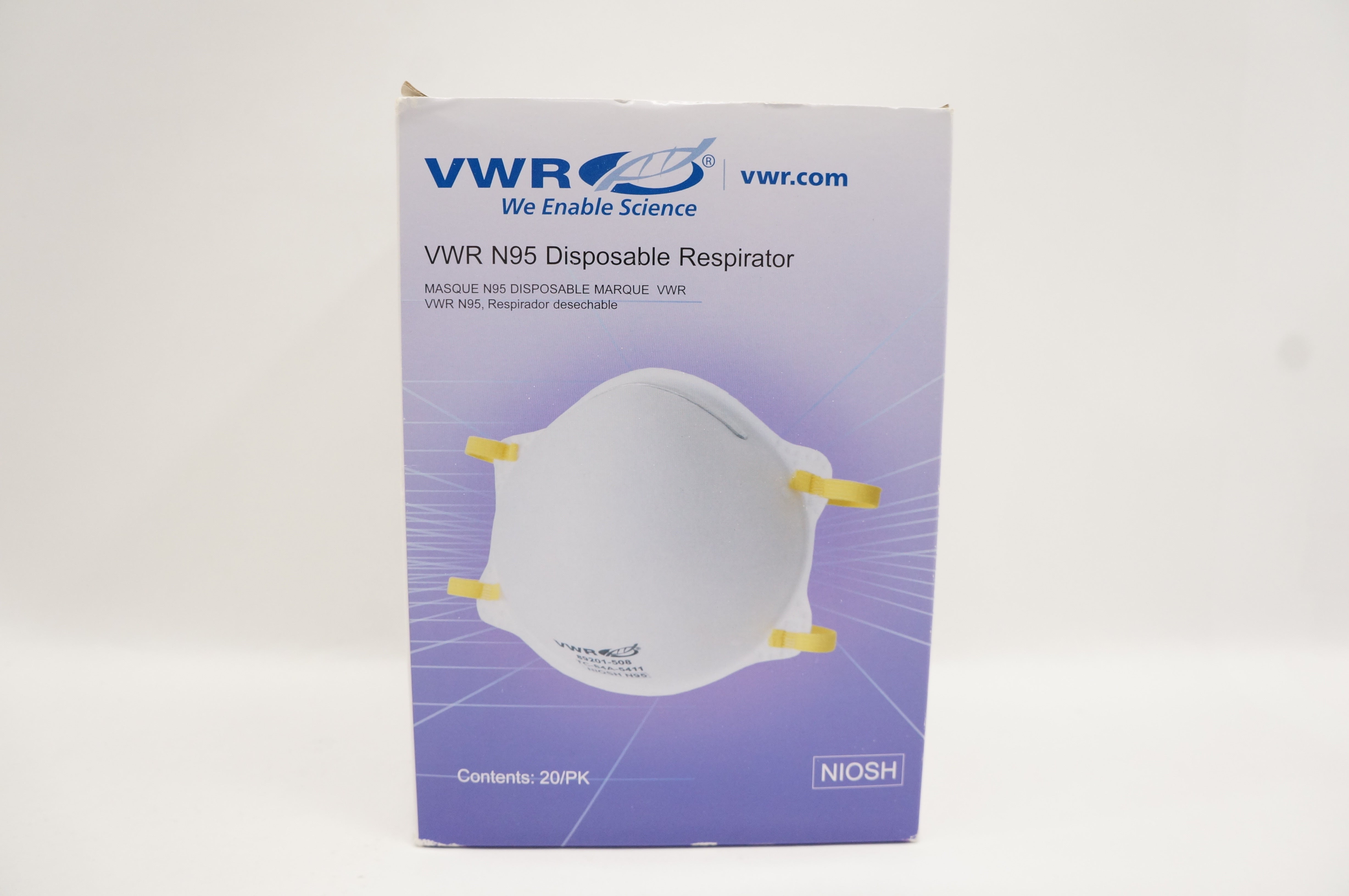 VWR 89201-508 N95 Disposable Respirator - Box of 20 (x)