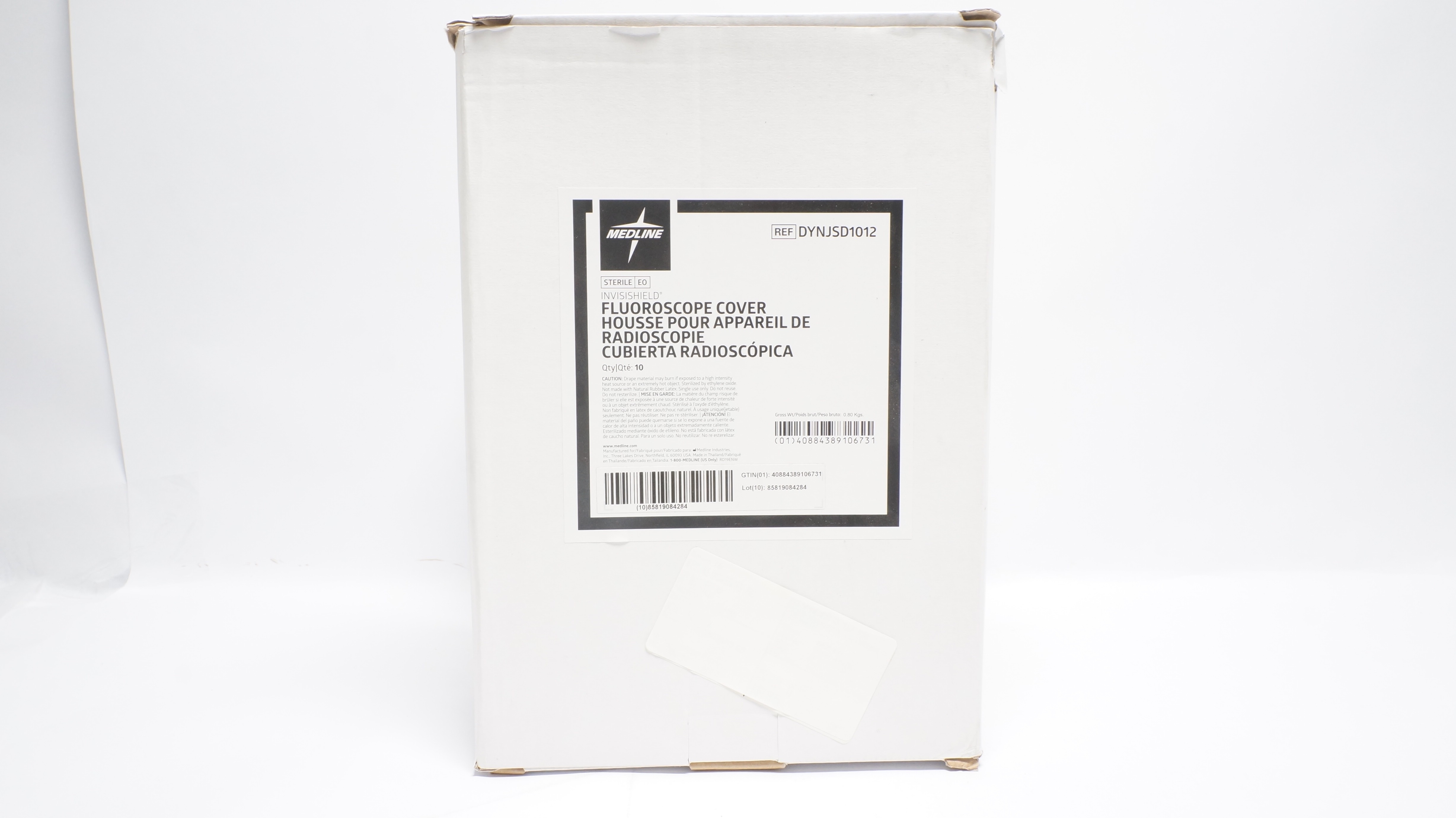 Medline DYNJSD1012 Invisishield Fluoroscope Cover - Box of 9