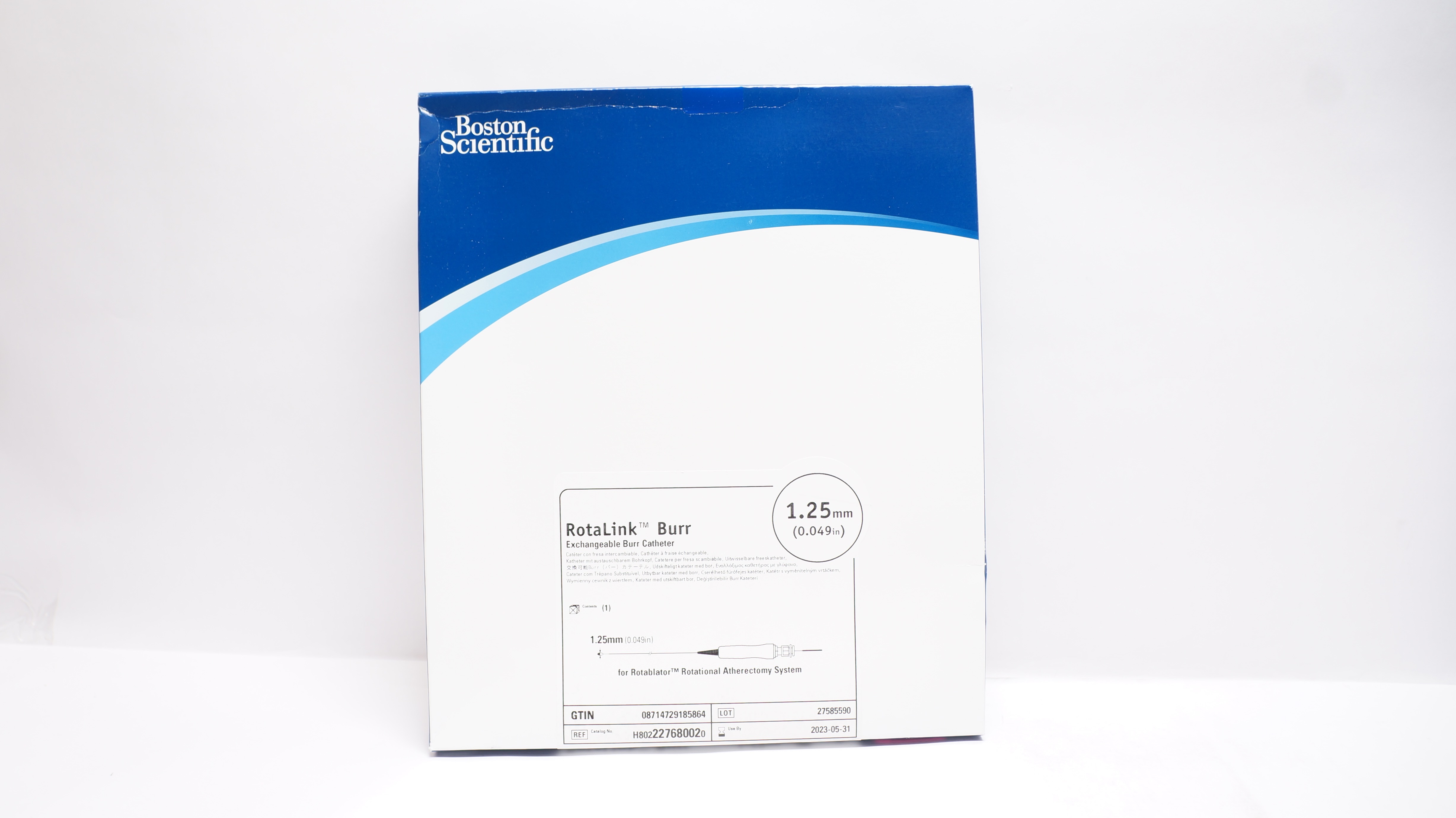 Boston Scientific H802227680020 RotaLink Exchangeable Burr Cath. 0.049 inch (x)