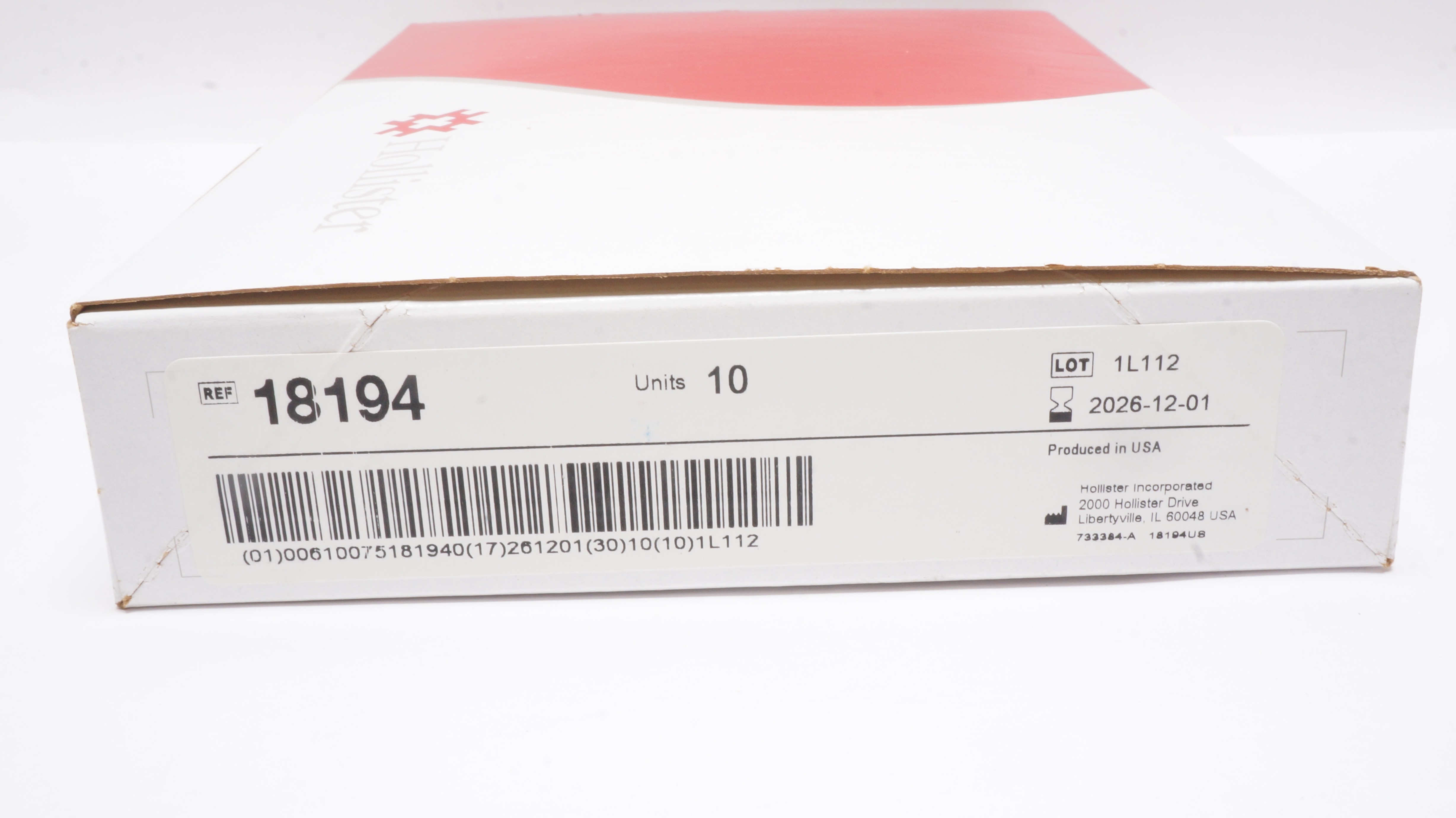 Hollister 18194 New Image 2-Piece Drainable Ostomy Pouch 2 3/4 inch - Box of 10