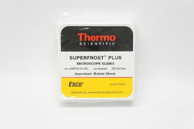 Thermo Scientific 4951PLUS-001 ESCO Superfrost Plus Microscope Slides 25x75x1mm