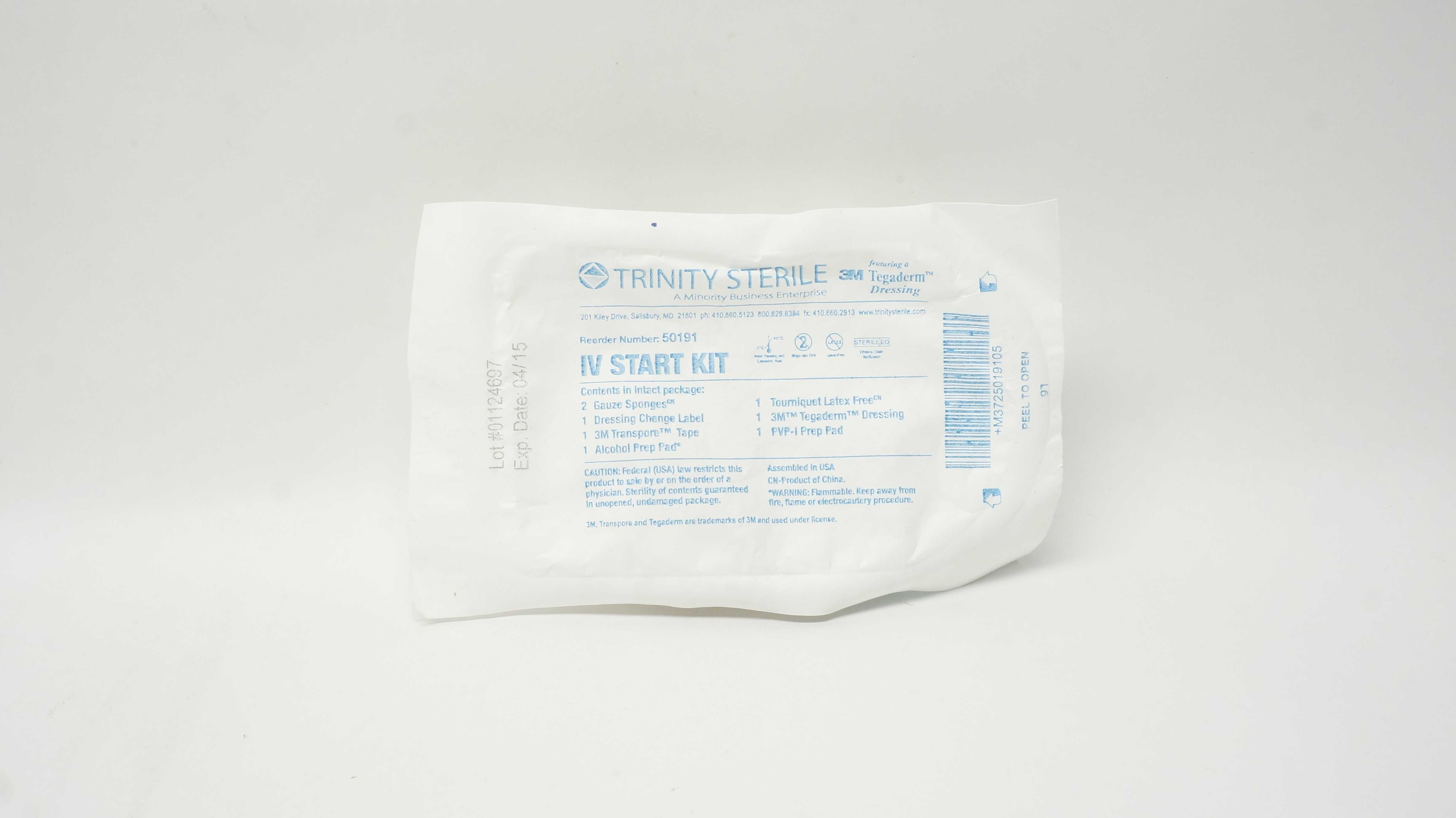 3M 50191 Trinity Sterile IV Start Kit (x)
