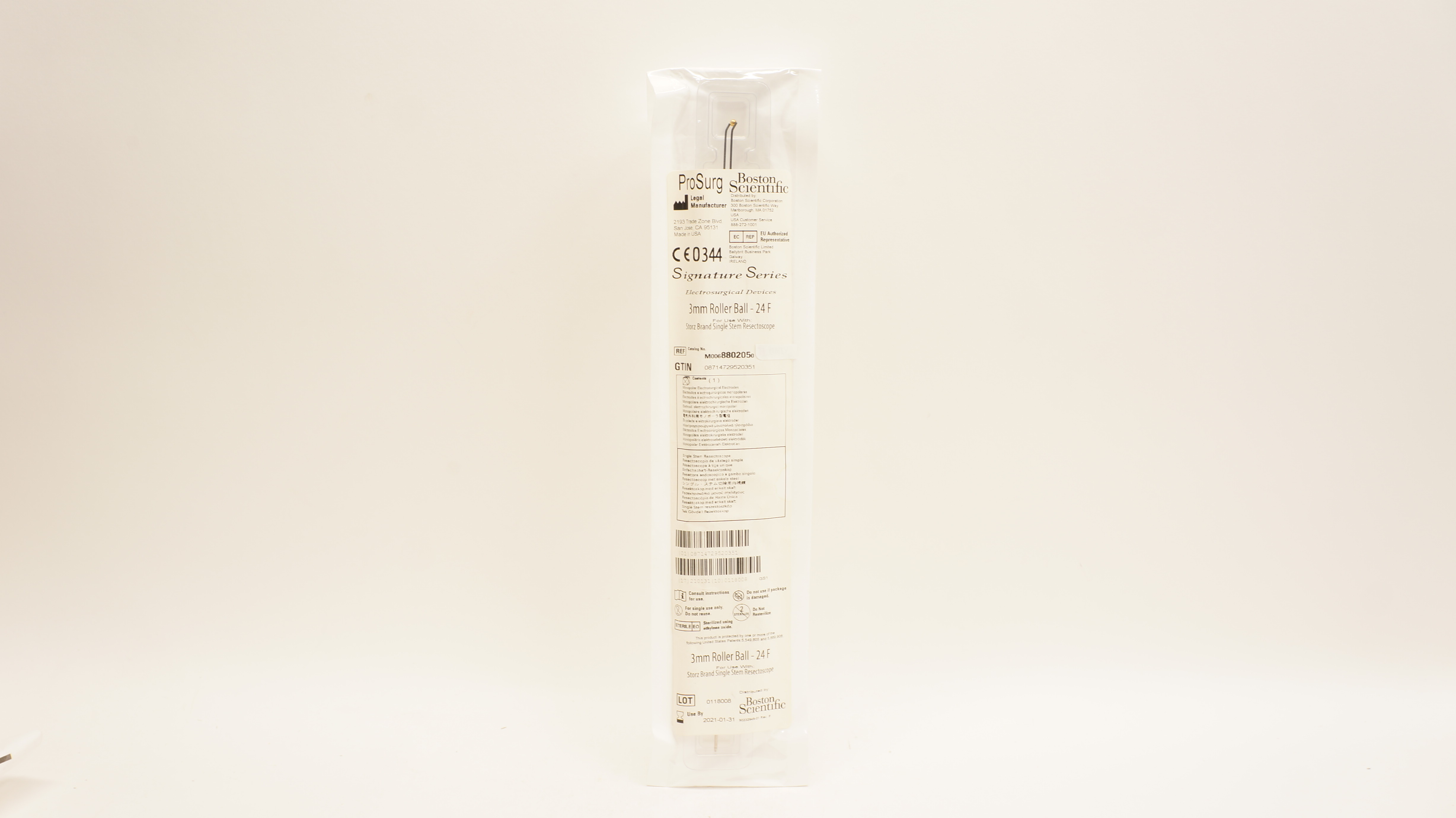 Boson Scientific 880205 ProSurg Electrosurgical Devices 3mm Rollers Ball 24F (x)