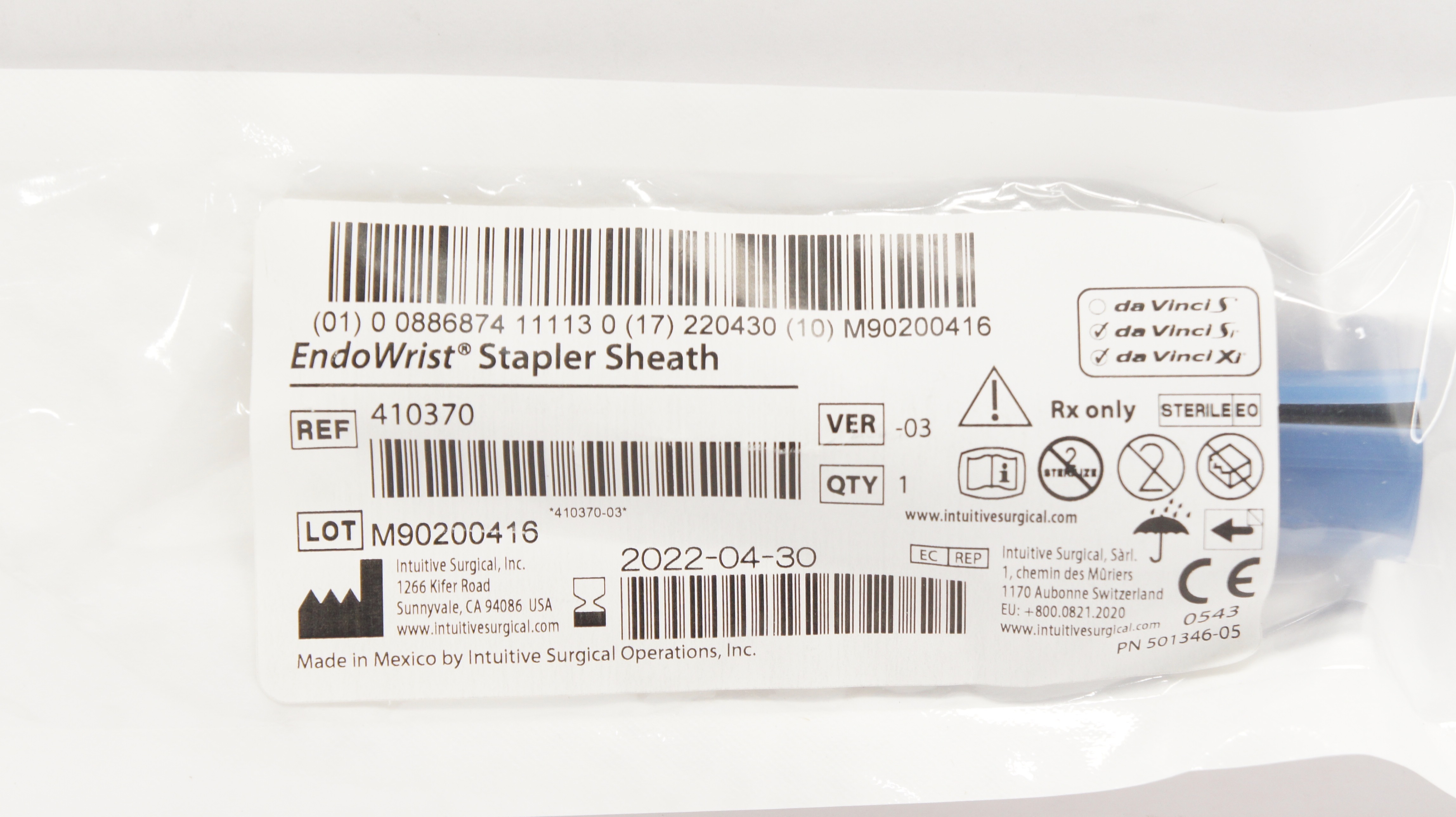 Intuitive Surgical 410370 da Vinci Si da vinci Xi EndoWrist