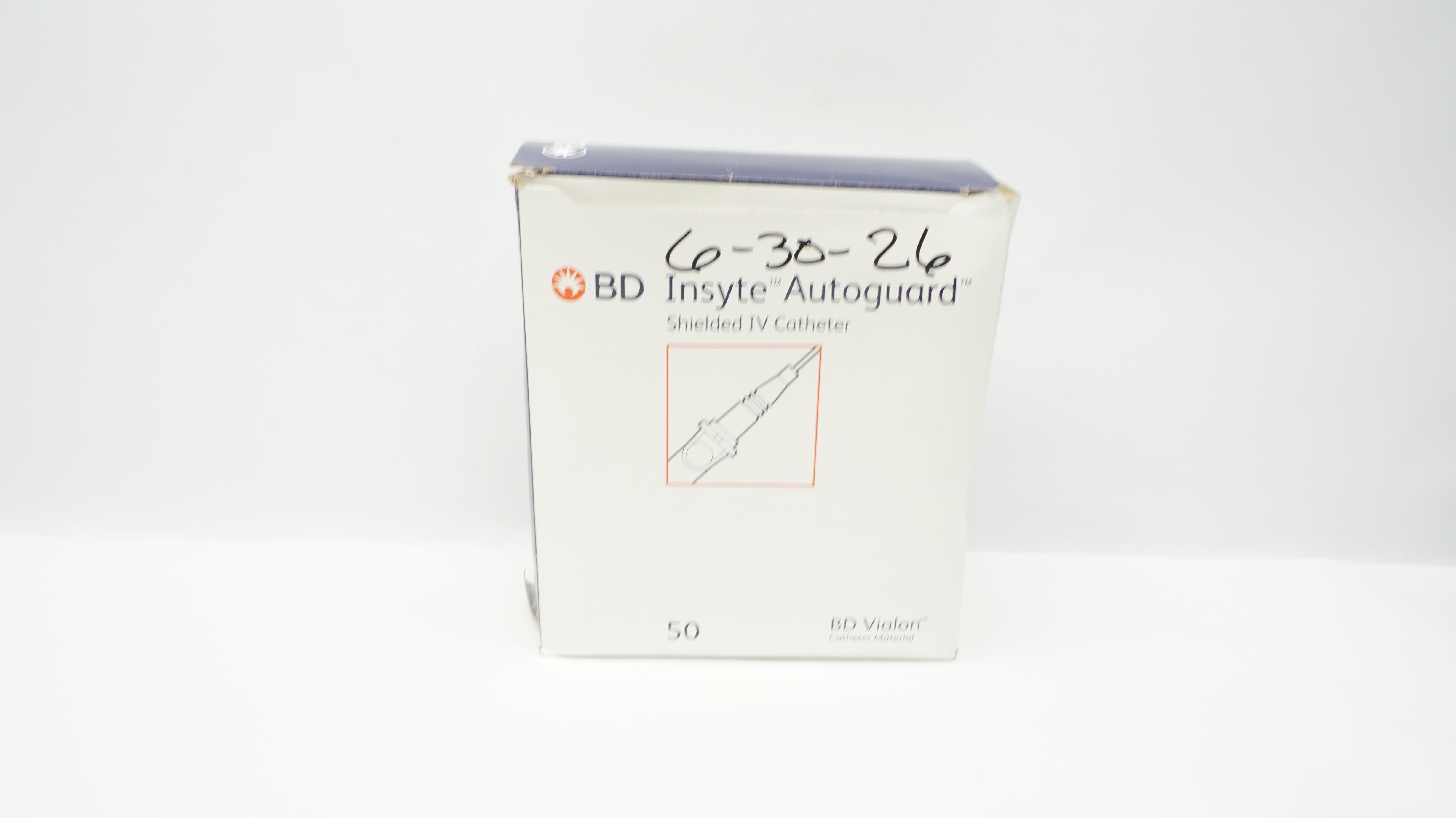 BD 381423 BD Insyte Autoguard Shielded I.V. Cath. 22Ga x 1.00inch - Box of 50