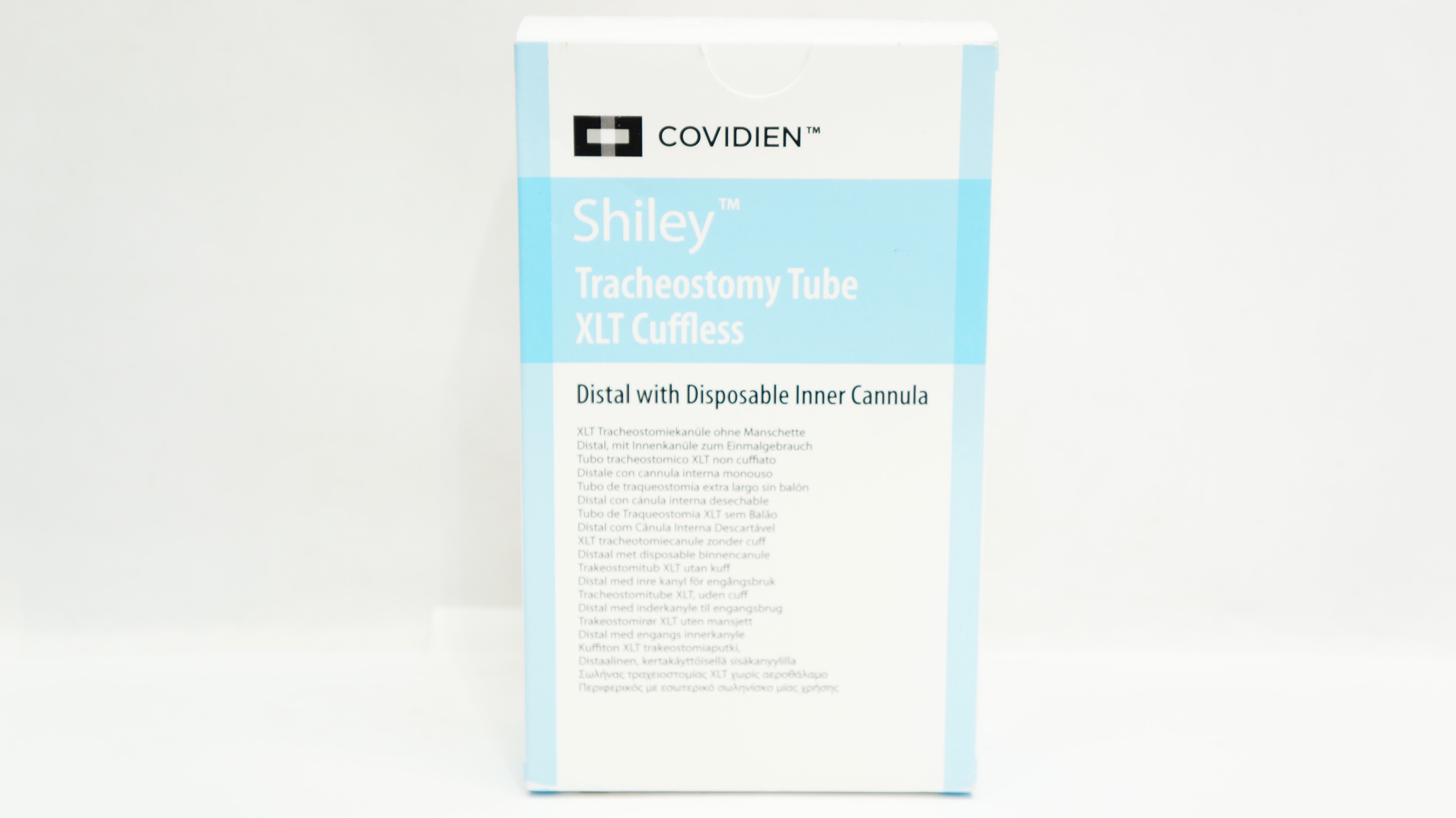 Covidien 80XLTUD Shiley Tracheostomy Tube XLT Cuffless 8.0mm ID 13.3mm OD (x)