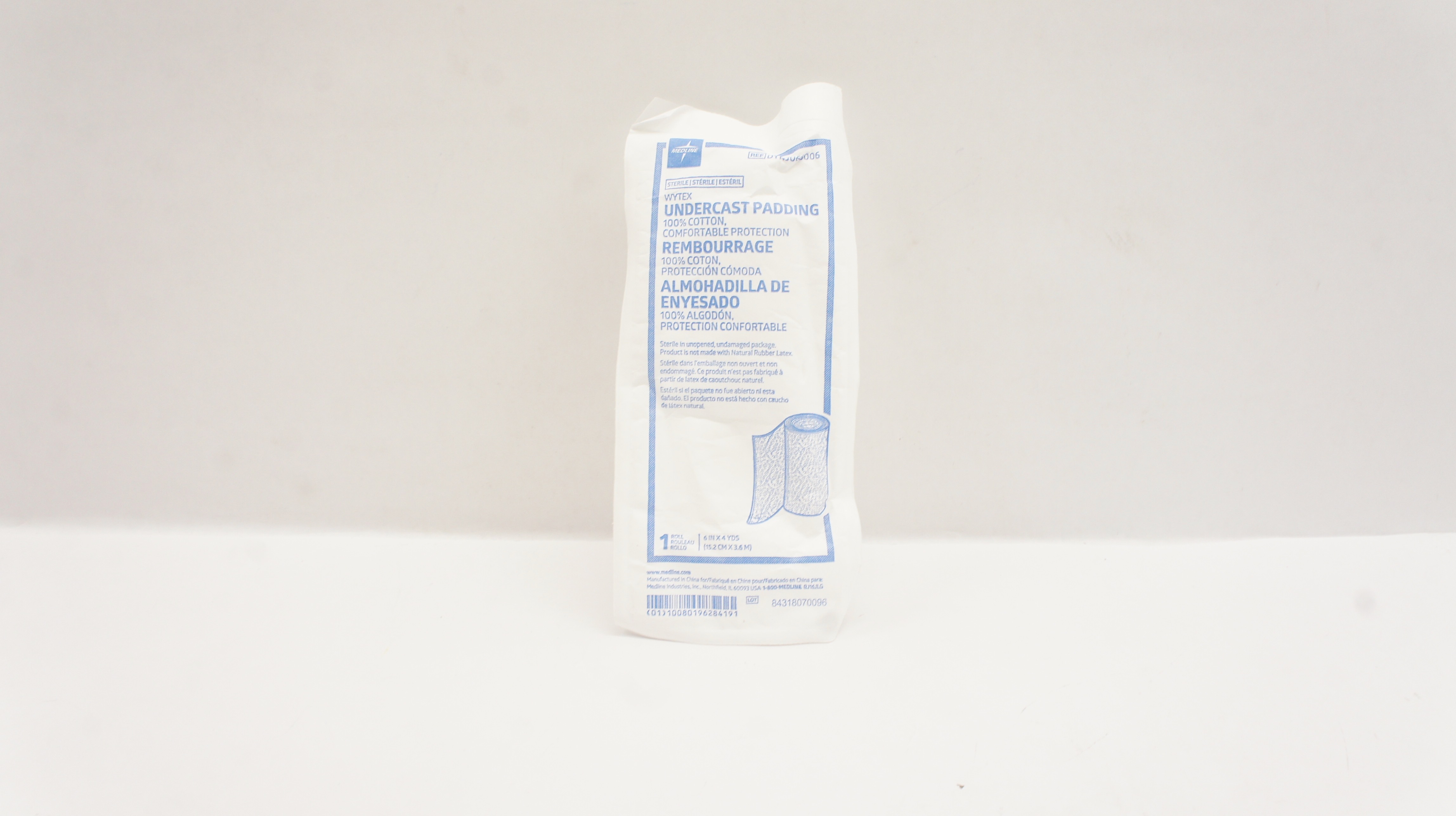 Medline DYNJ066006 Wytex Undercast Padding 100% Cotton 6inch x 4yds.