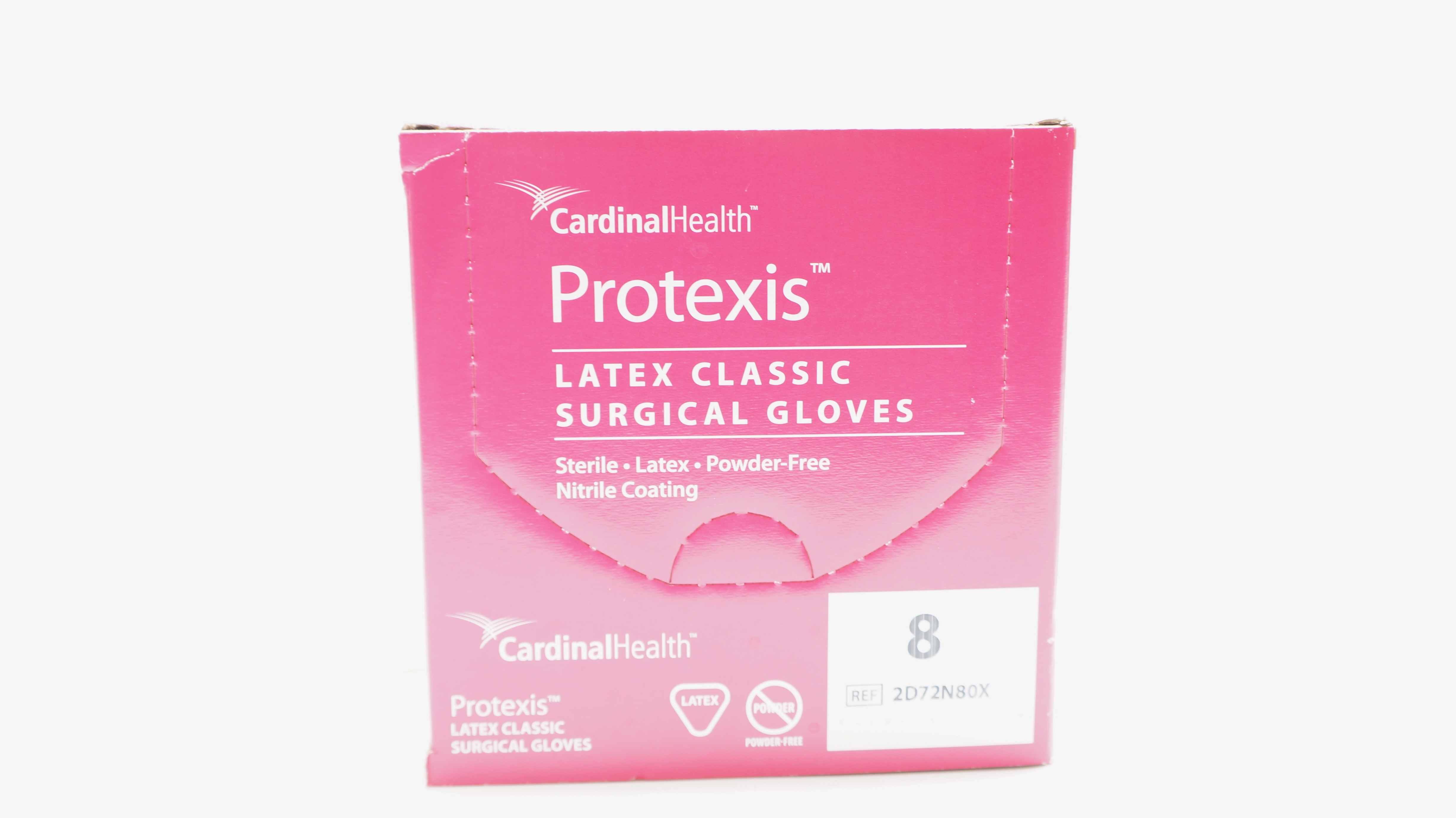 CardinalHealth 2D72N80X PROTEXIS Latex Classic Surgical Gloves Size 8 -Box of 50