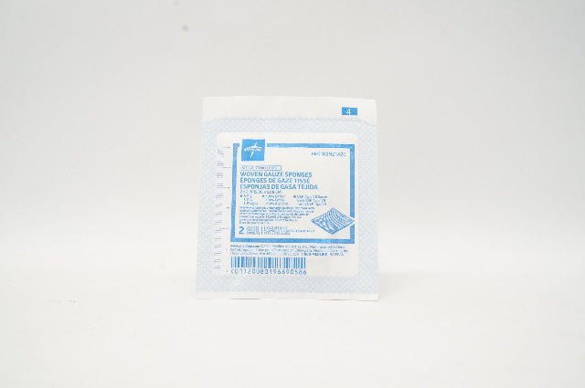 Medline NON21420 Woven Gauze Sponges 8-Ply 2 inch x 2 inch - Box of 29