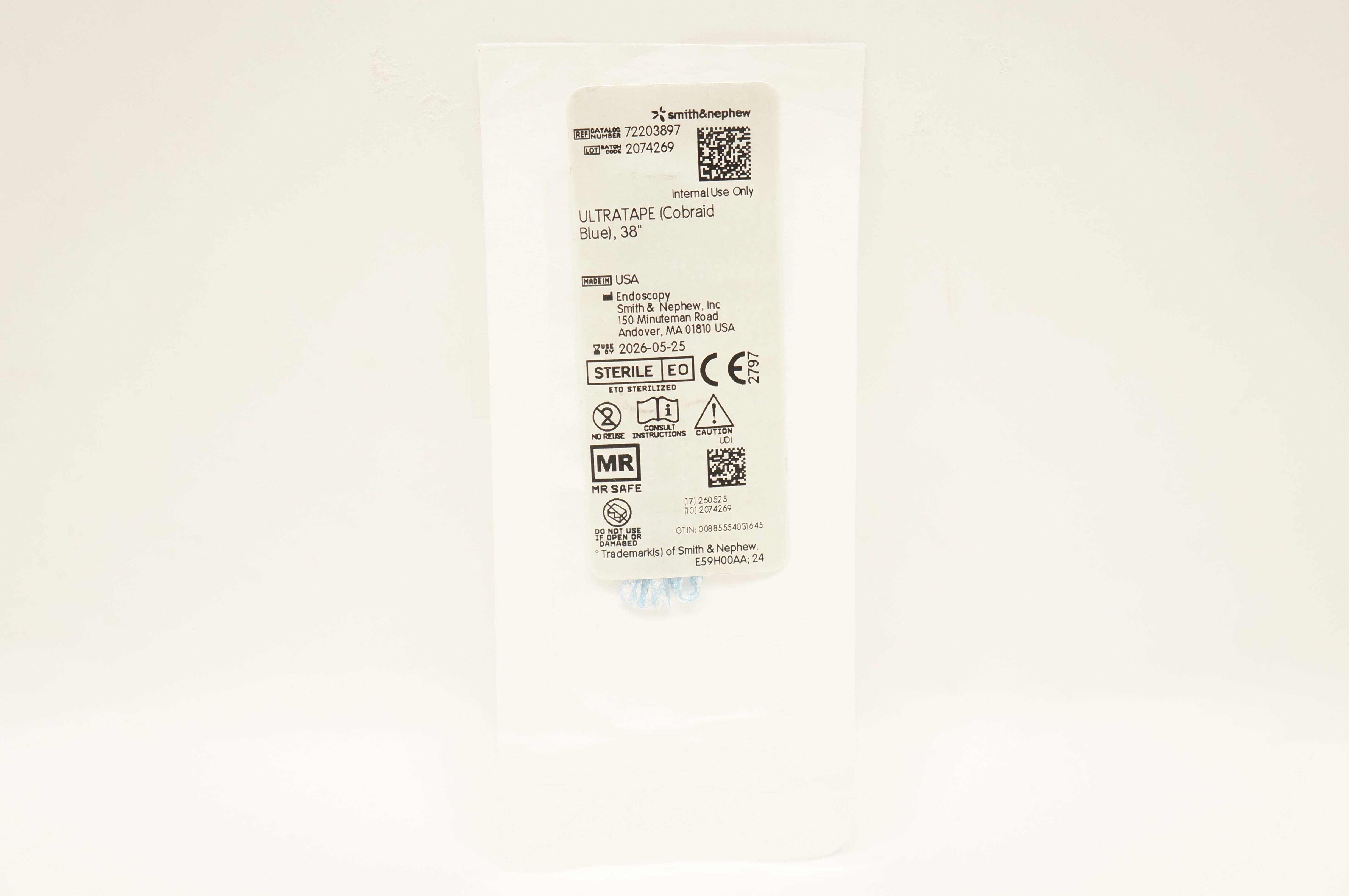 Smith&Nephew 72203897 ULTRATAPE Cobraid Blue 38inch