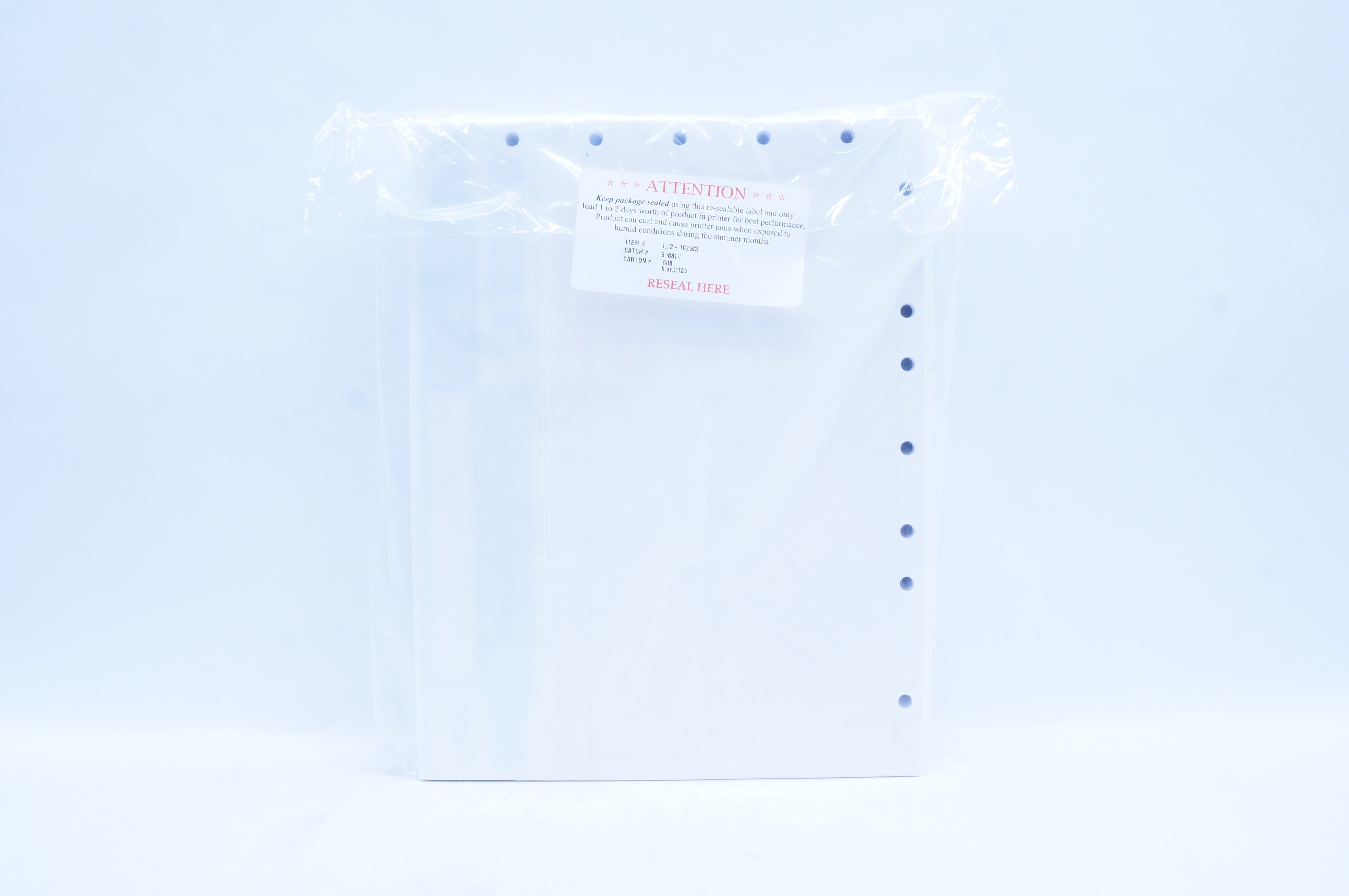 LB2-102W3 Paper for Printer (x)