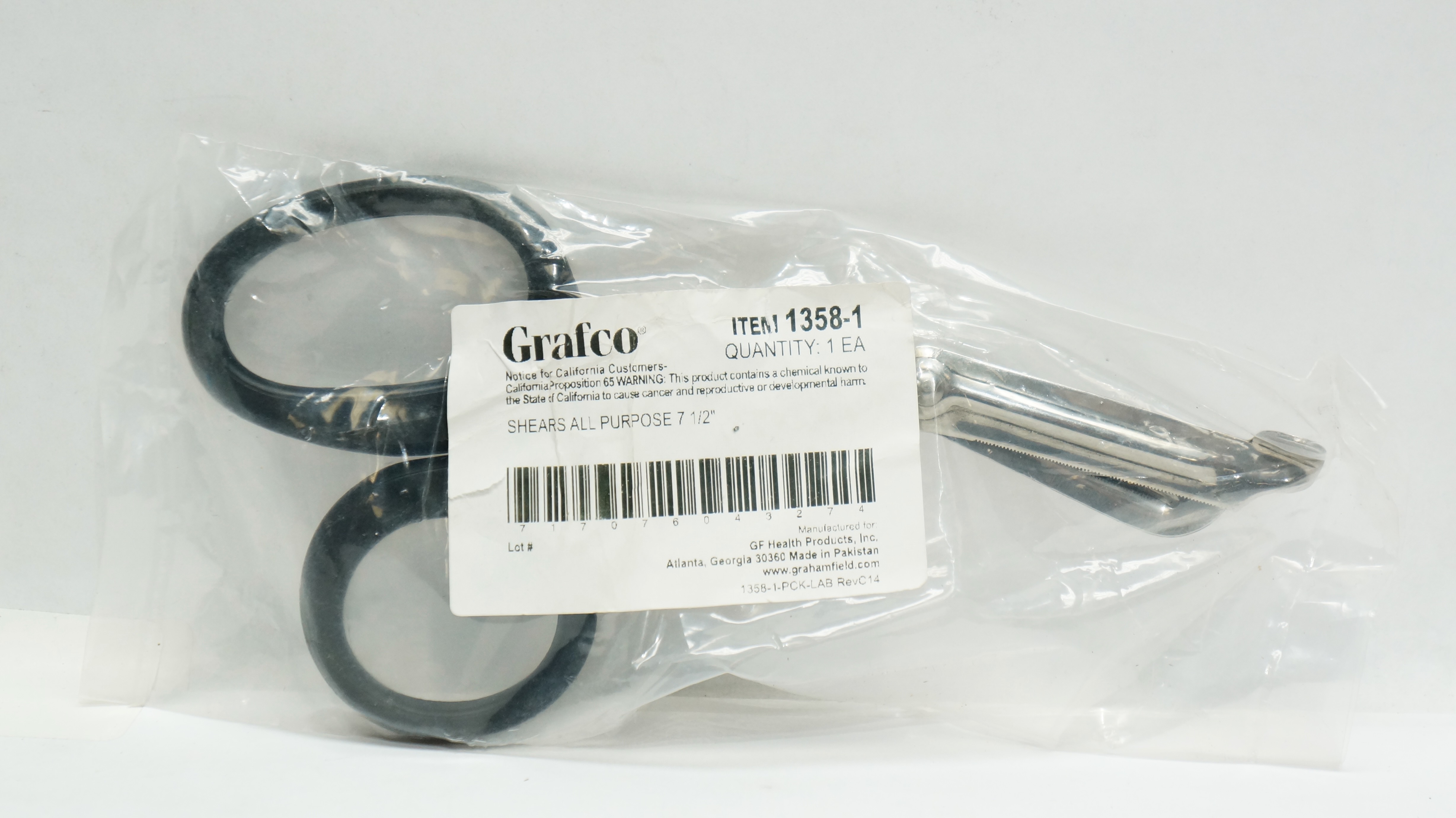 GE 1358-1 Grafco Shears All Purpose 7-1/2inch