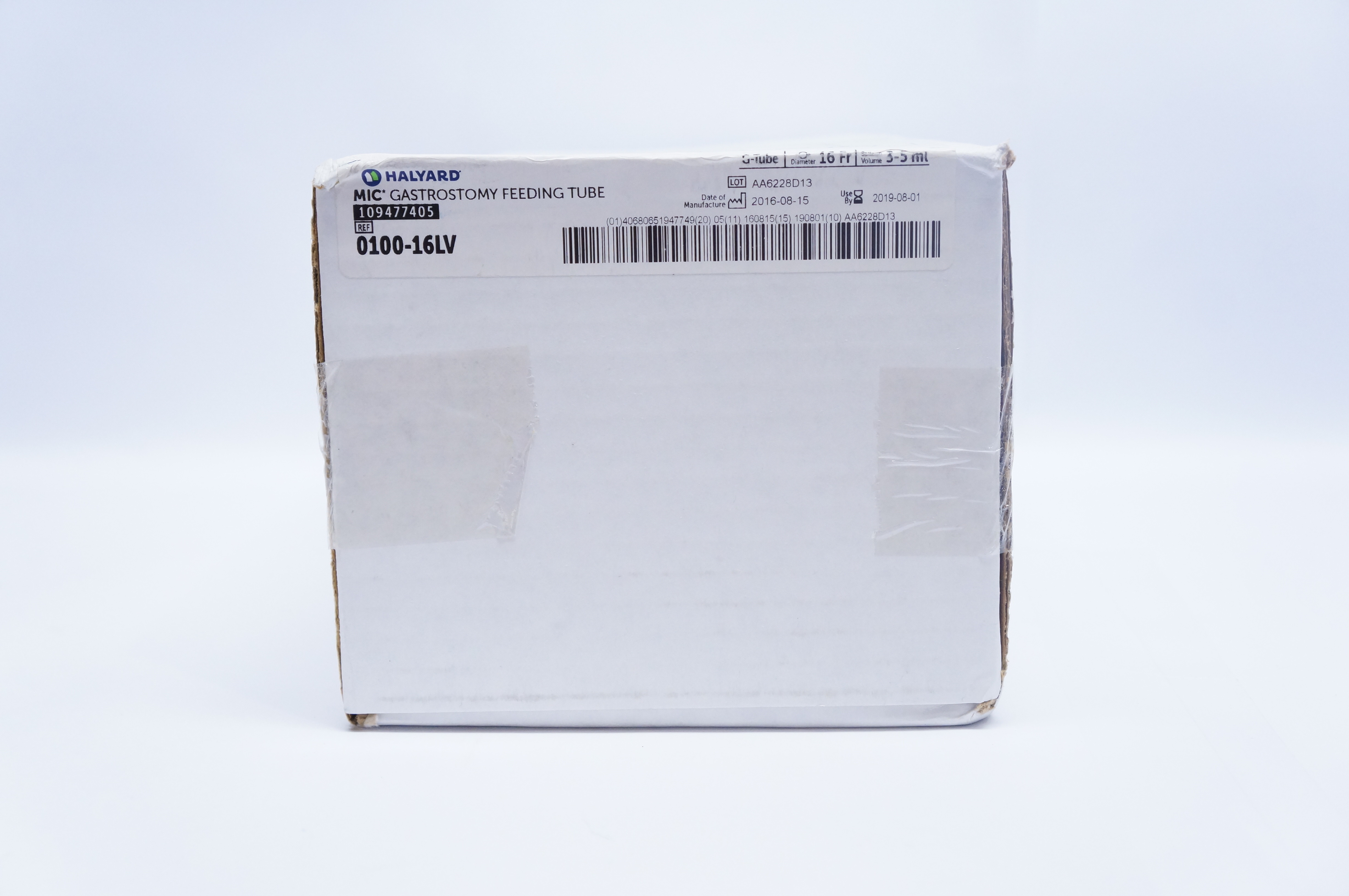 Halyard 0100-16LV Mic Gastrostomy Feeding Tube 16Fr 3-5ml (x)