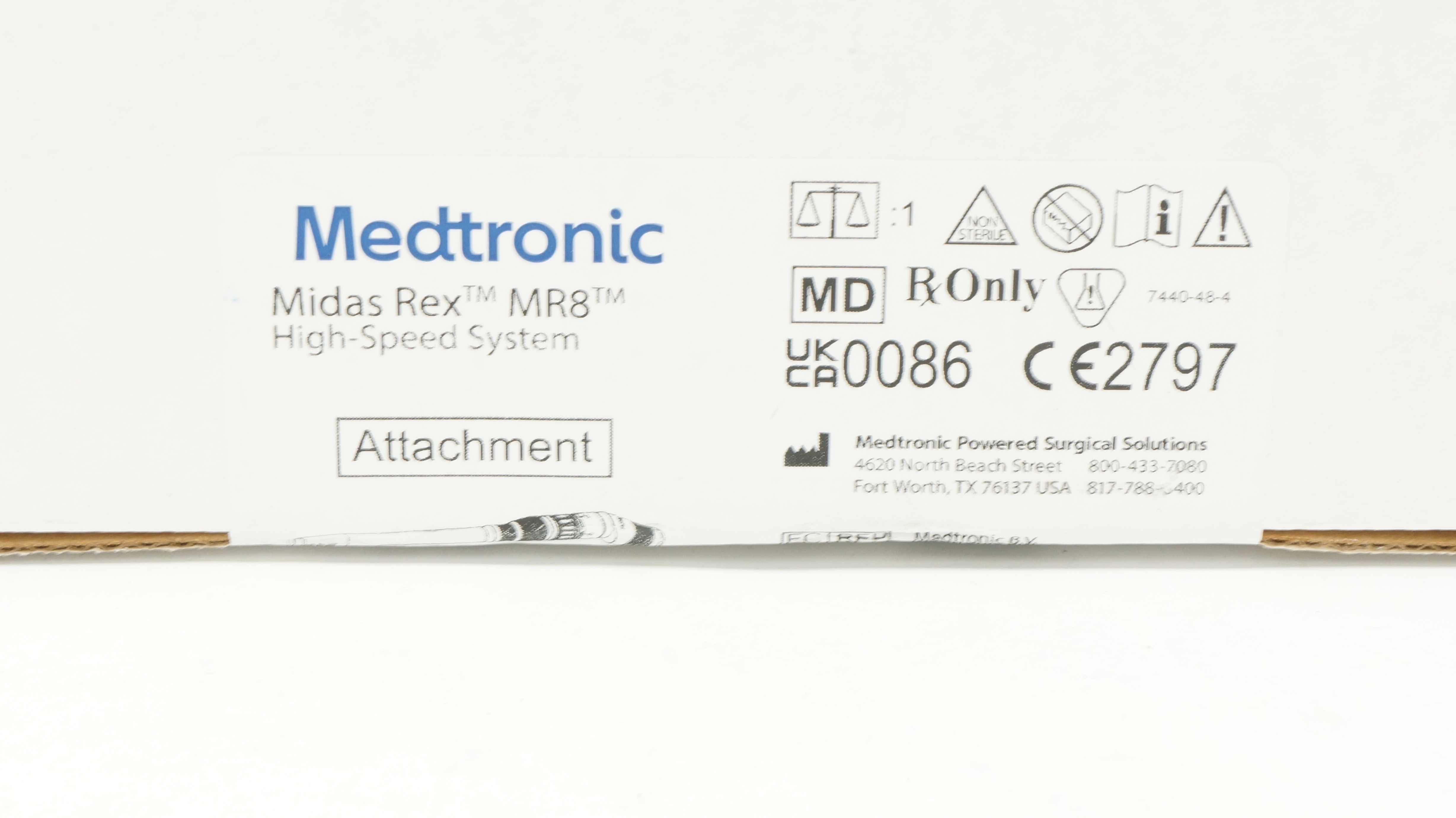 Medtronic MR8-AA14 MidasRex MR8 High-Speed System Attachment 14cm