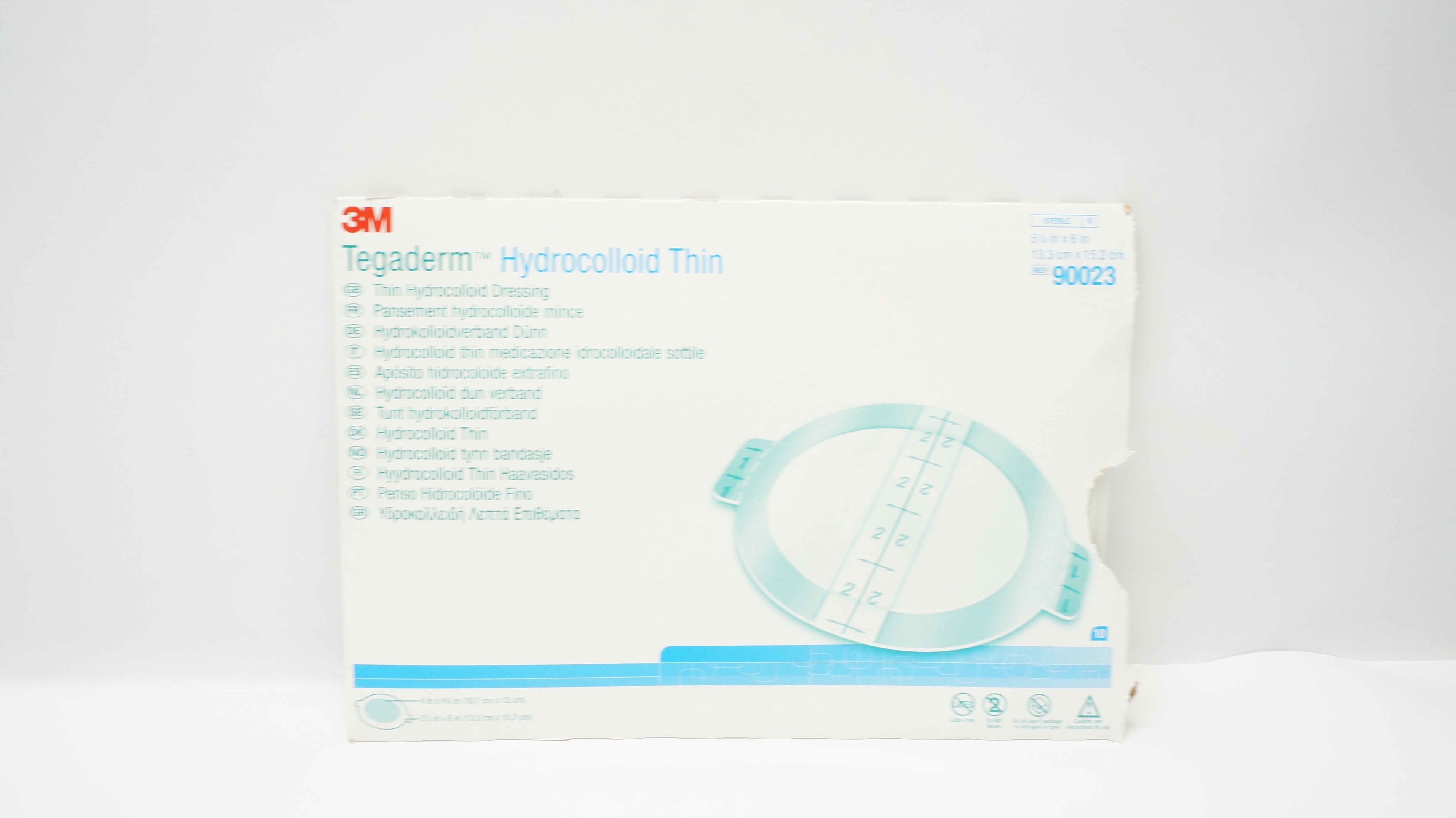 3M 90023 Tegaderm Thin Hydrocolloid Dressing 5 1/4inch x 6 inch (x) - Box of 5