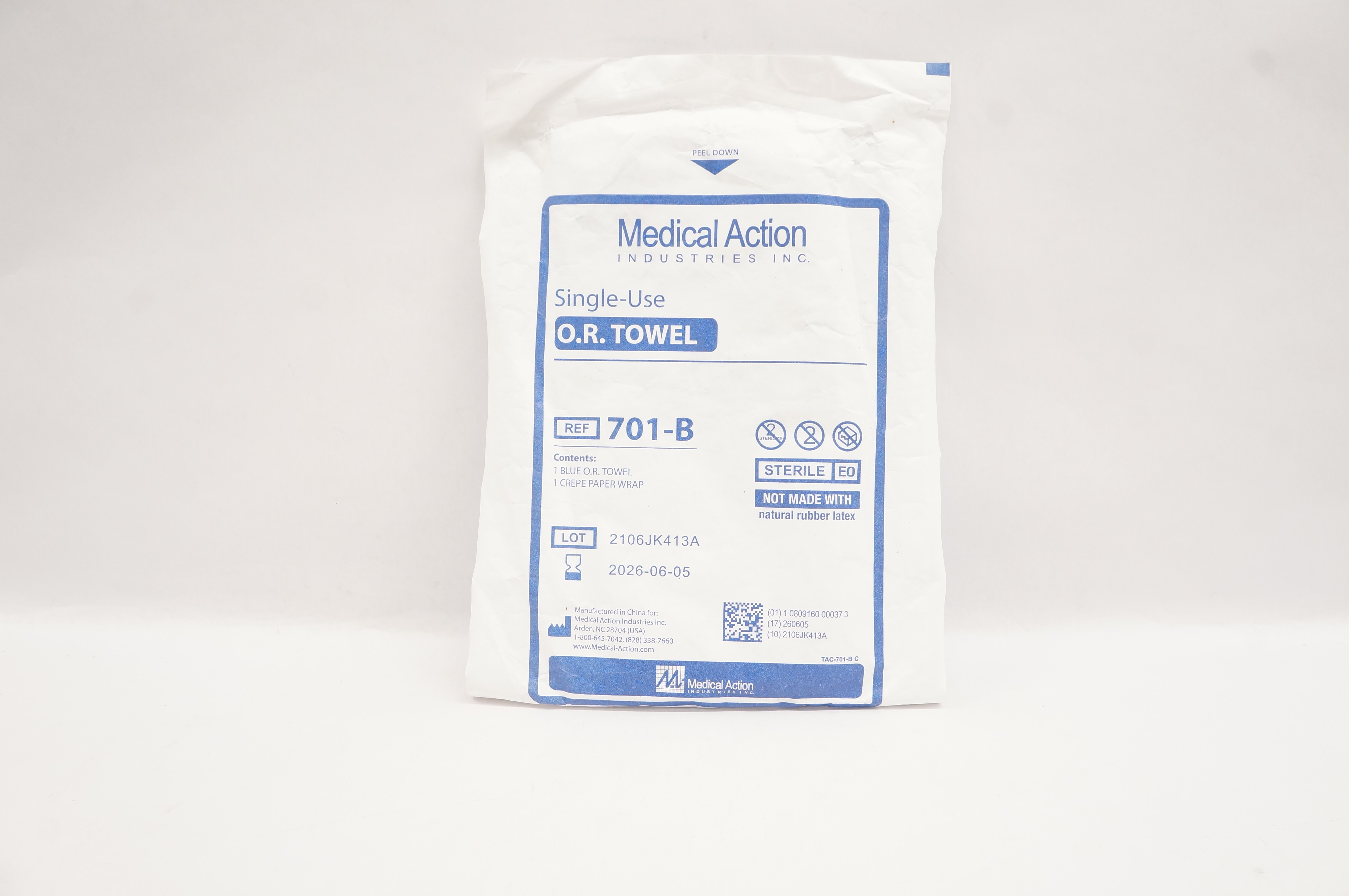 Medical Action 701-B Single-Use O.R. Towels