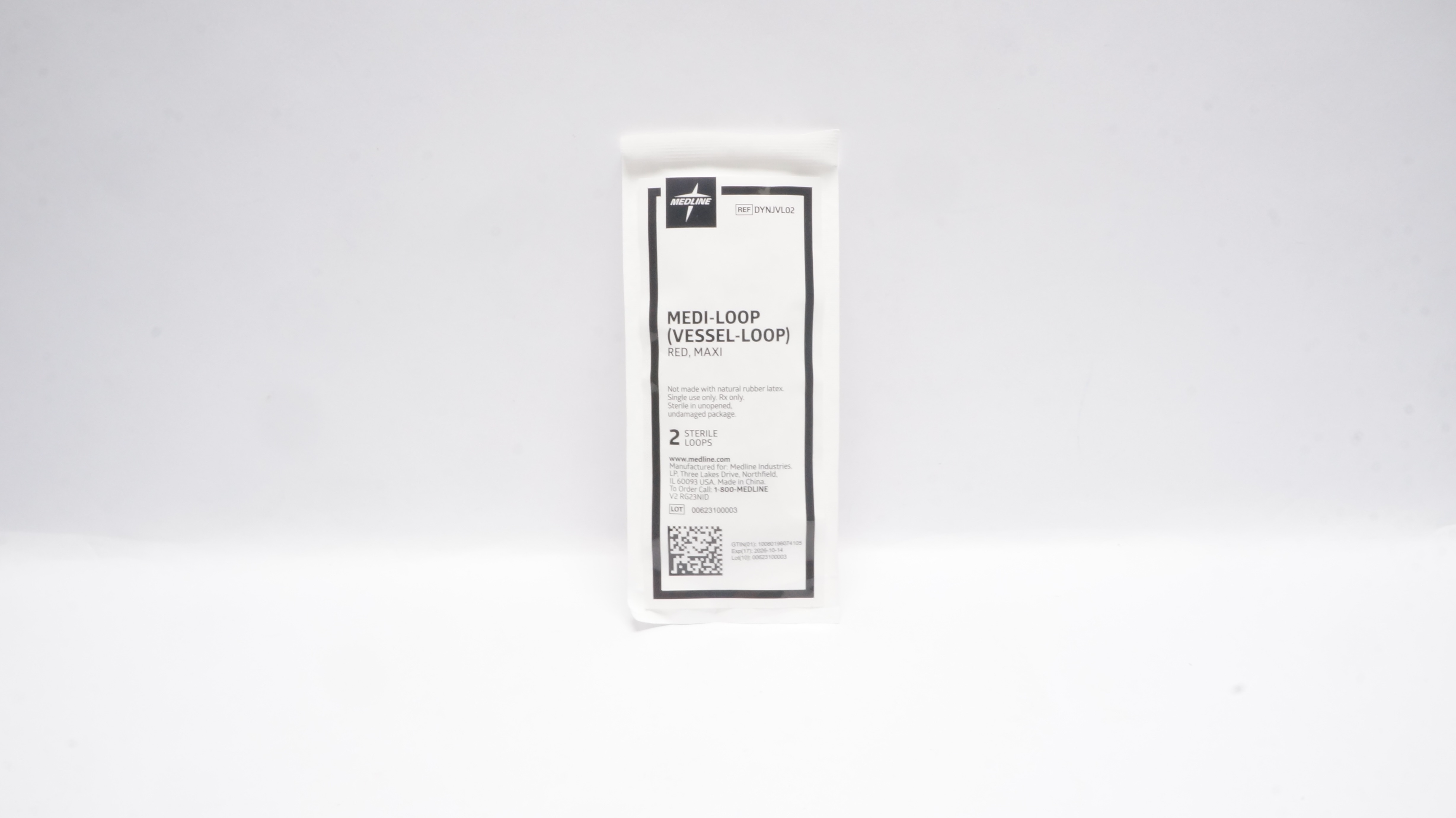 Medline DYNJVL02 Medi-Loop, Vessel-Loop Red, Maxi - Pack of 2