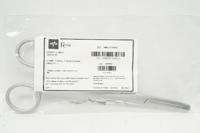Medline MDS1270418 Konig Other Clamps Surgical, Tubing, Tubing Clamp 18cm