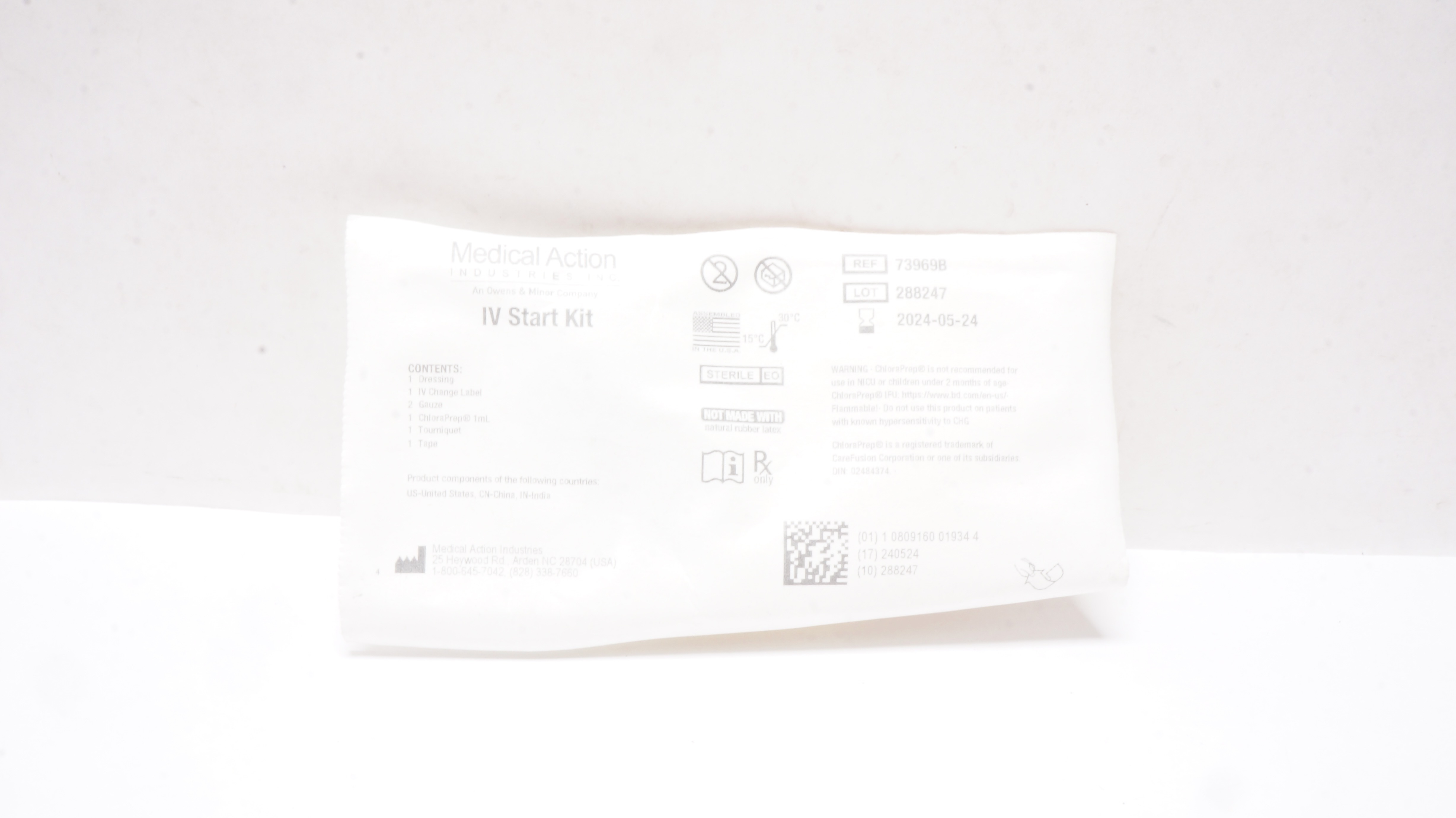 Medical Action 73969B IV Start Kit