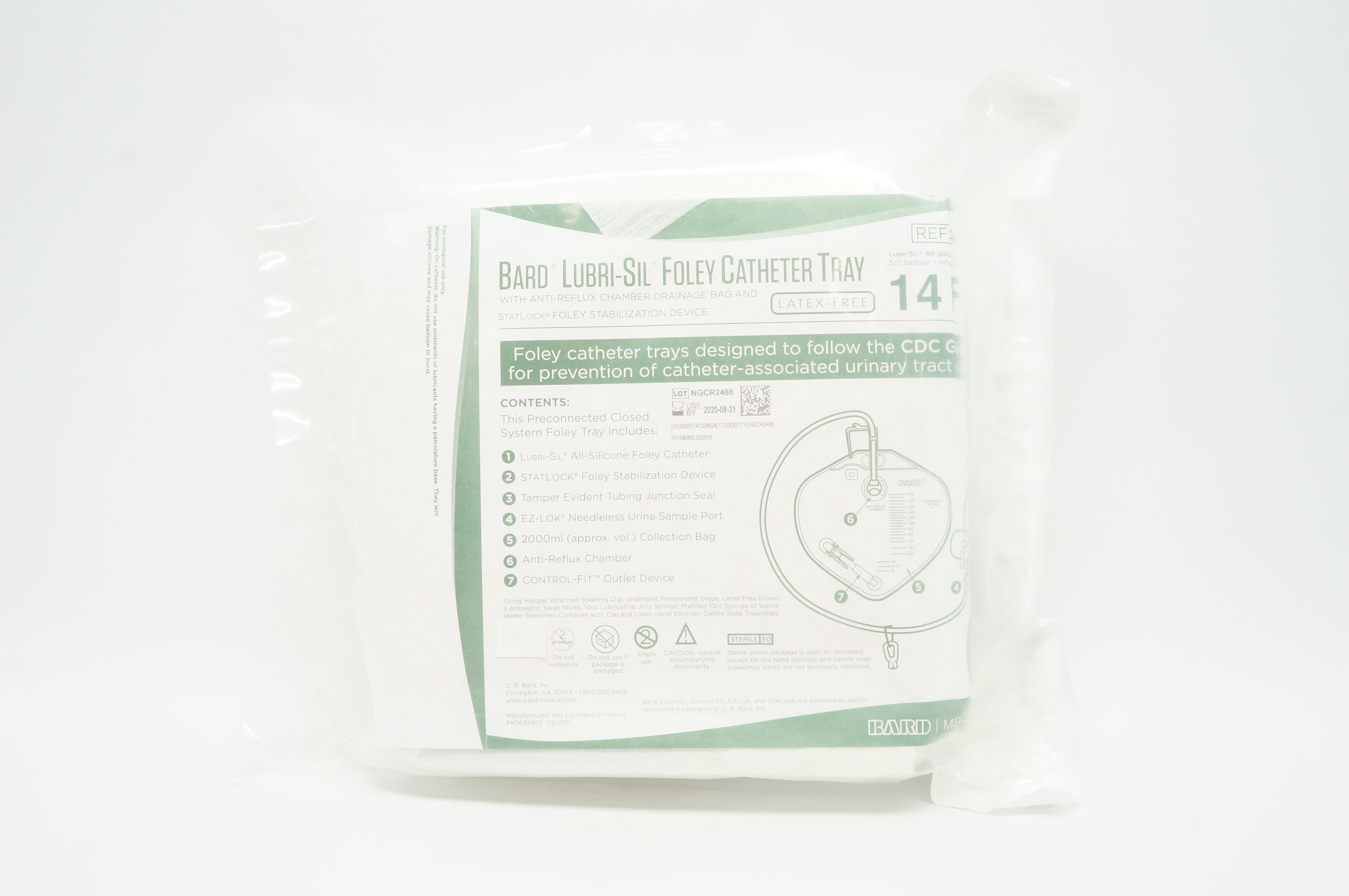 Bard 947314 Lubri-Sil Foley Cath. Tray 14Fr (x)