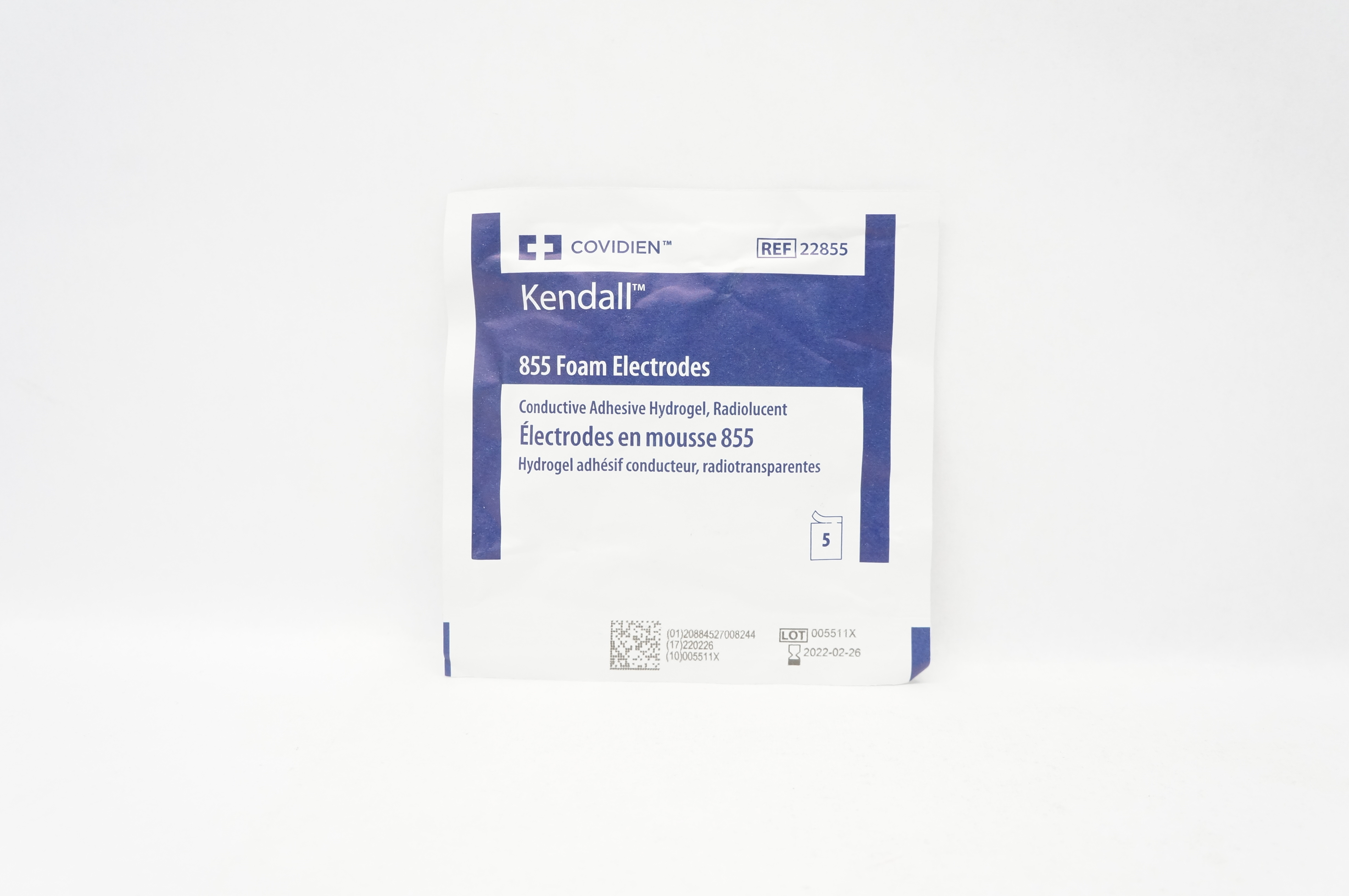 Covidien 22855 Kendall 855 Foam Electrodes (x) - Pack of 5